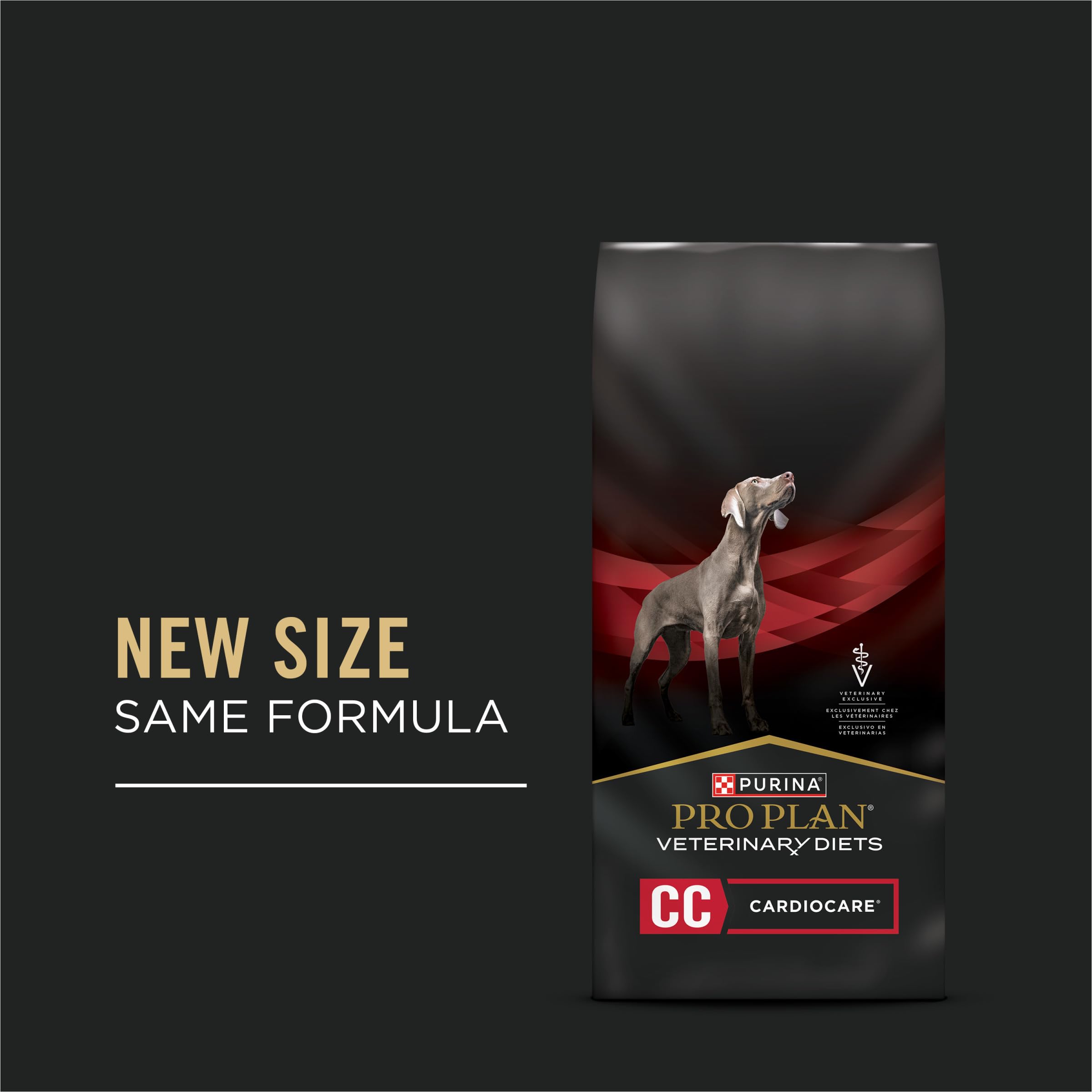 Purina Pro Plan CardioCare gros plan croquette illustrant texture et appétence élevée
