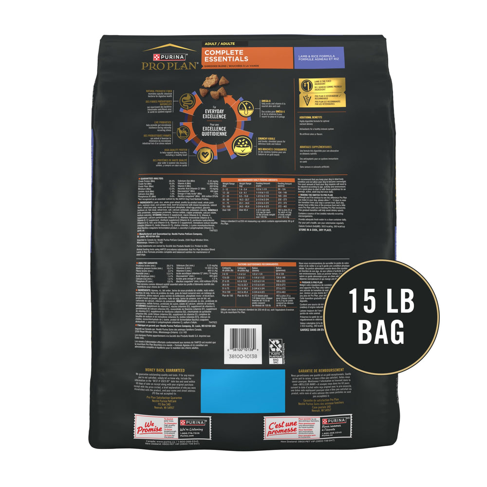 Purina Pro Plan croquettes servies dans une assiette pour portion visuelle