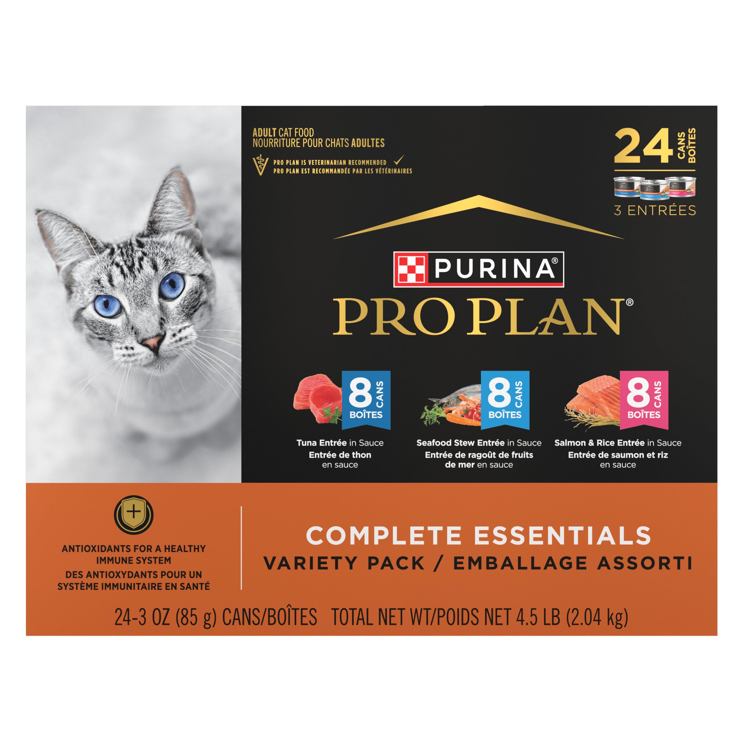 Purina Pro Plan gros plan sur ingrédients fruits de mer pour authenticité gustative