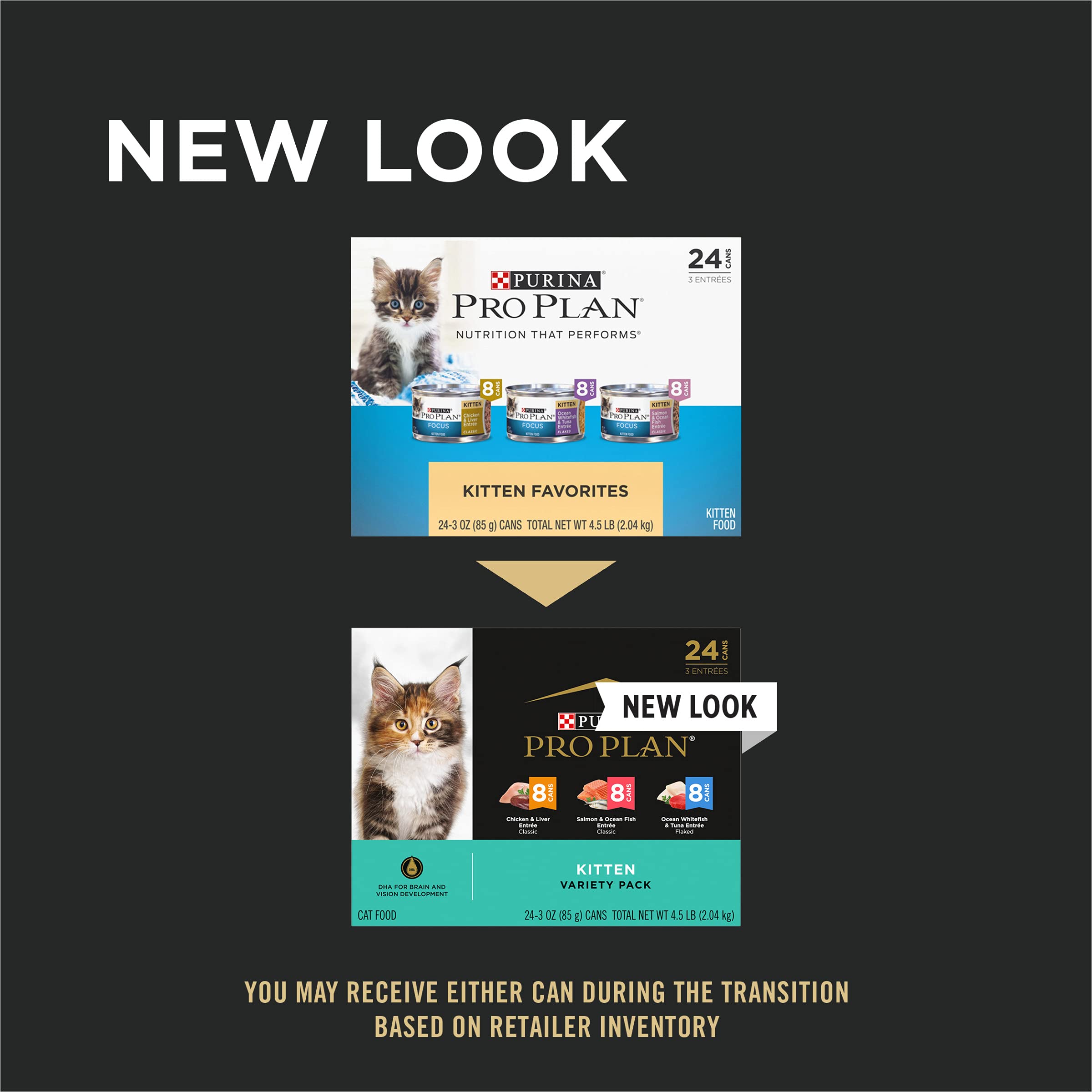 Purina Pro Plan boîte ouverte pâtée tendre illustrant appétence élevée