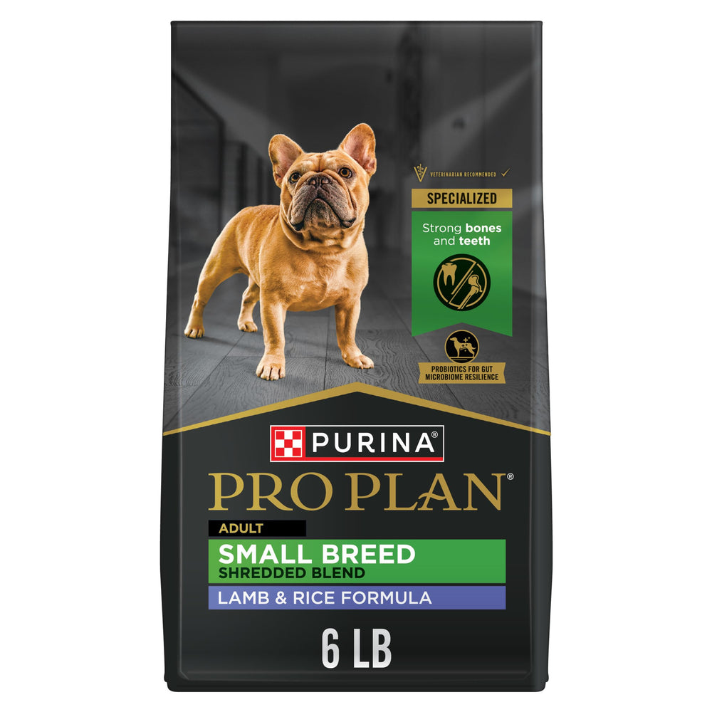Purina Pro Plan emballage avant montrant la recette Lamb & Rice, attrayante pour choix nutritionnel