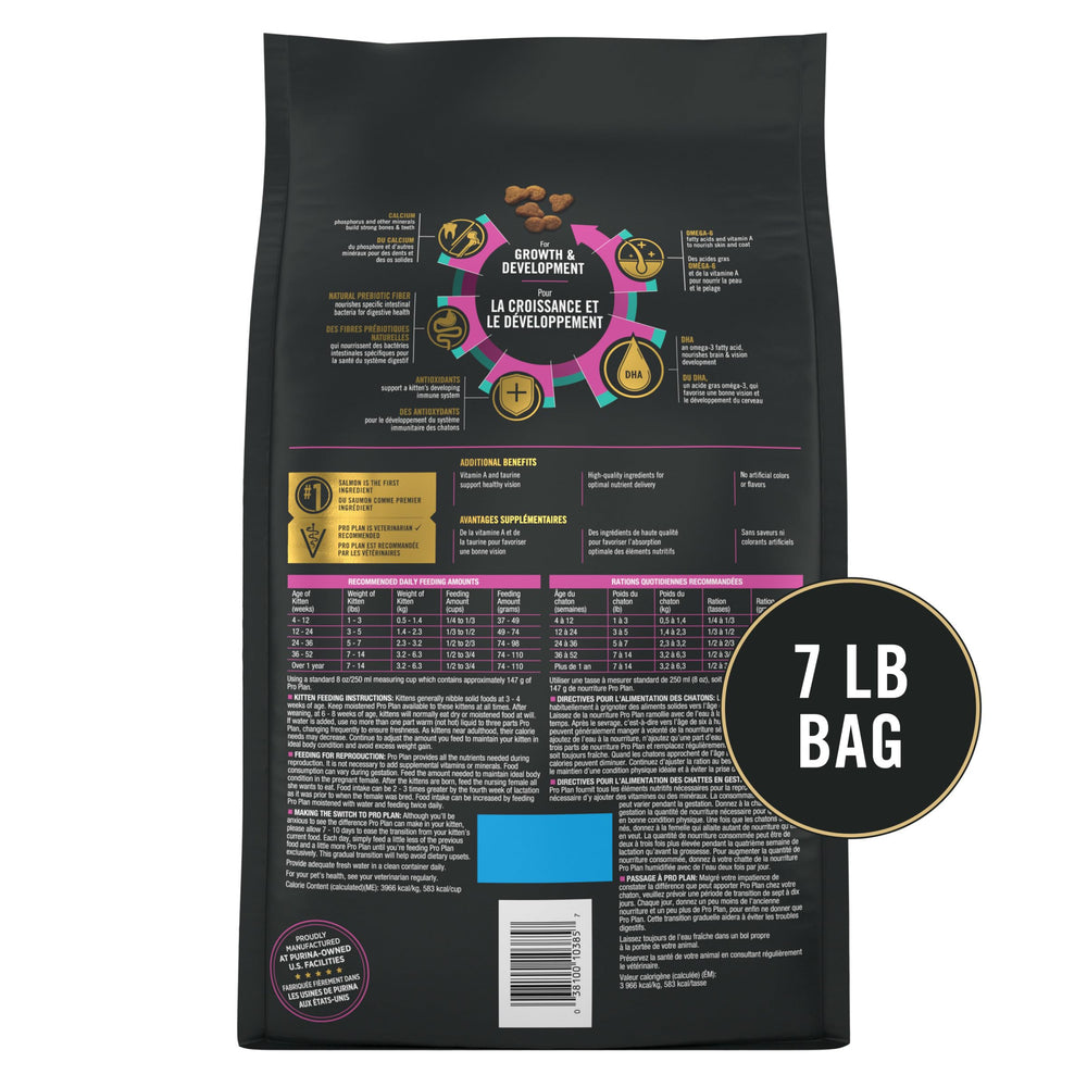 Purina Pro Plan tableau nutritionnel, informations claires sur vitamines minéraux