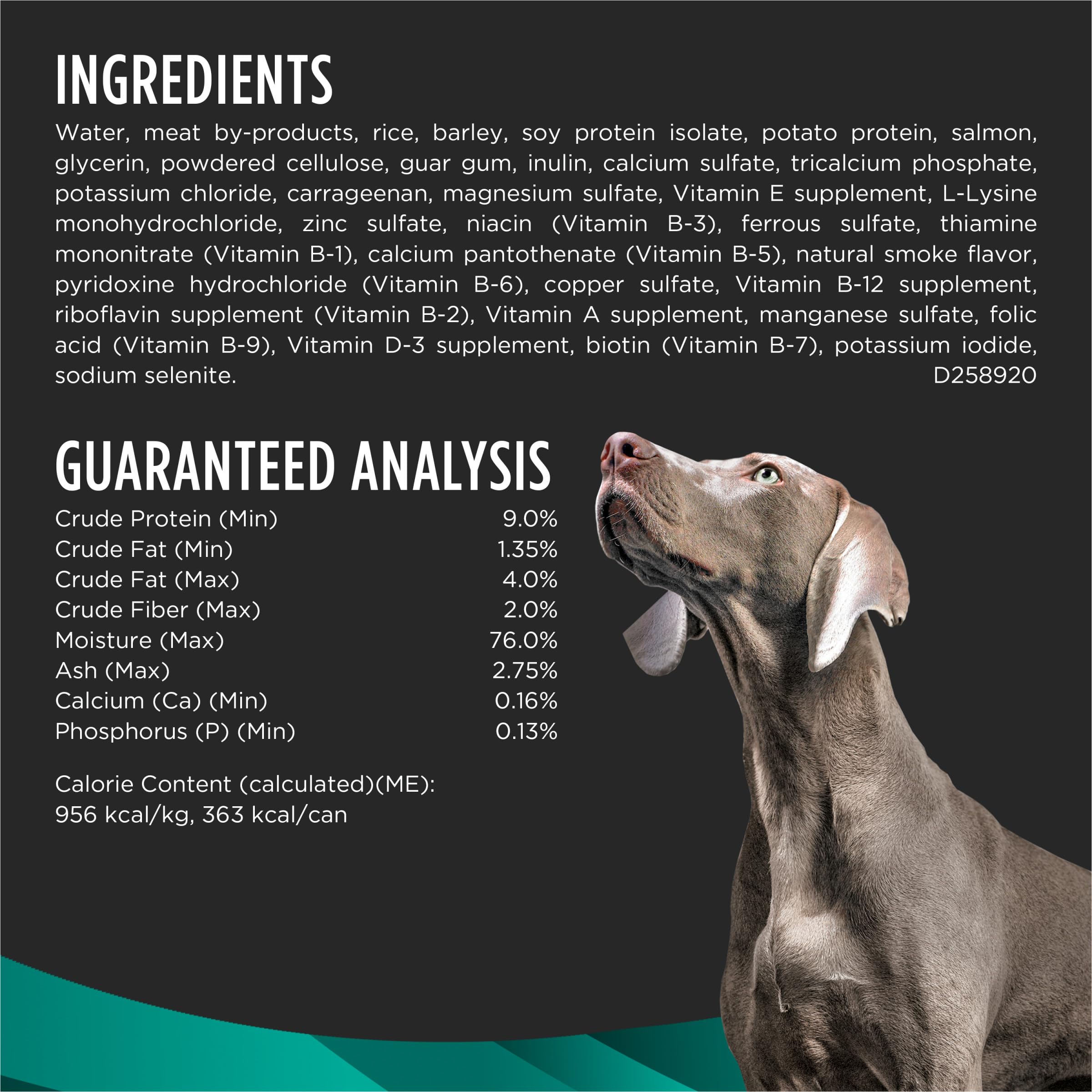 Purina Pro Plan comparaison de taille de la boîte pour évaluer quantité