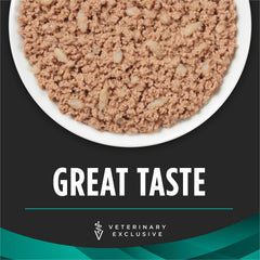 Purina Pro Plan ouverte montrant la texture humide, appétence améliorée