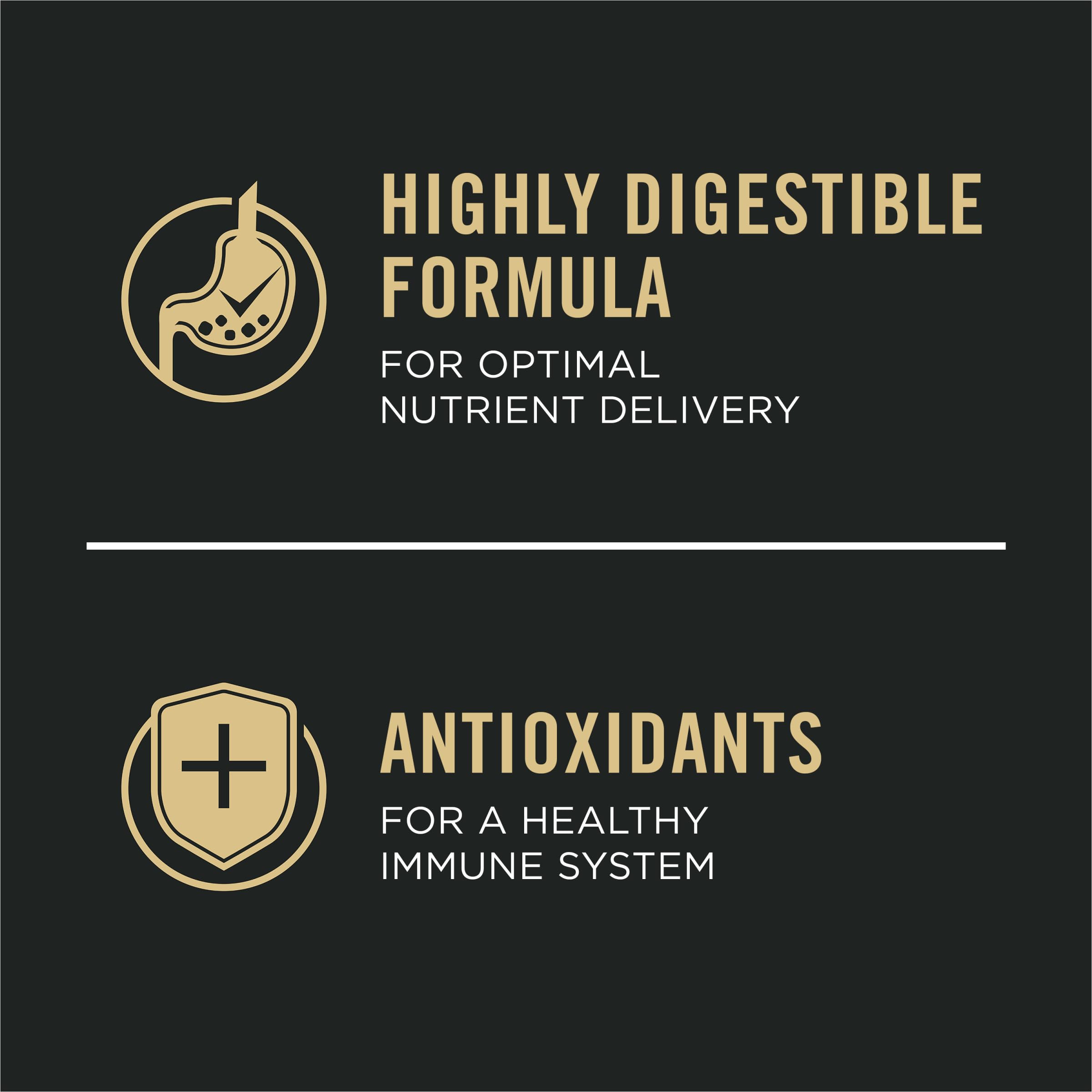 Purina Pro Plan étiquette nutrition détaillant protéines, probiotiques et vitamines
