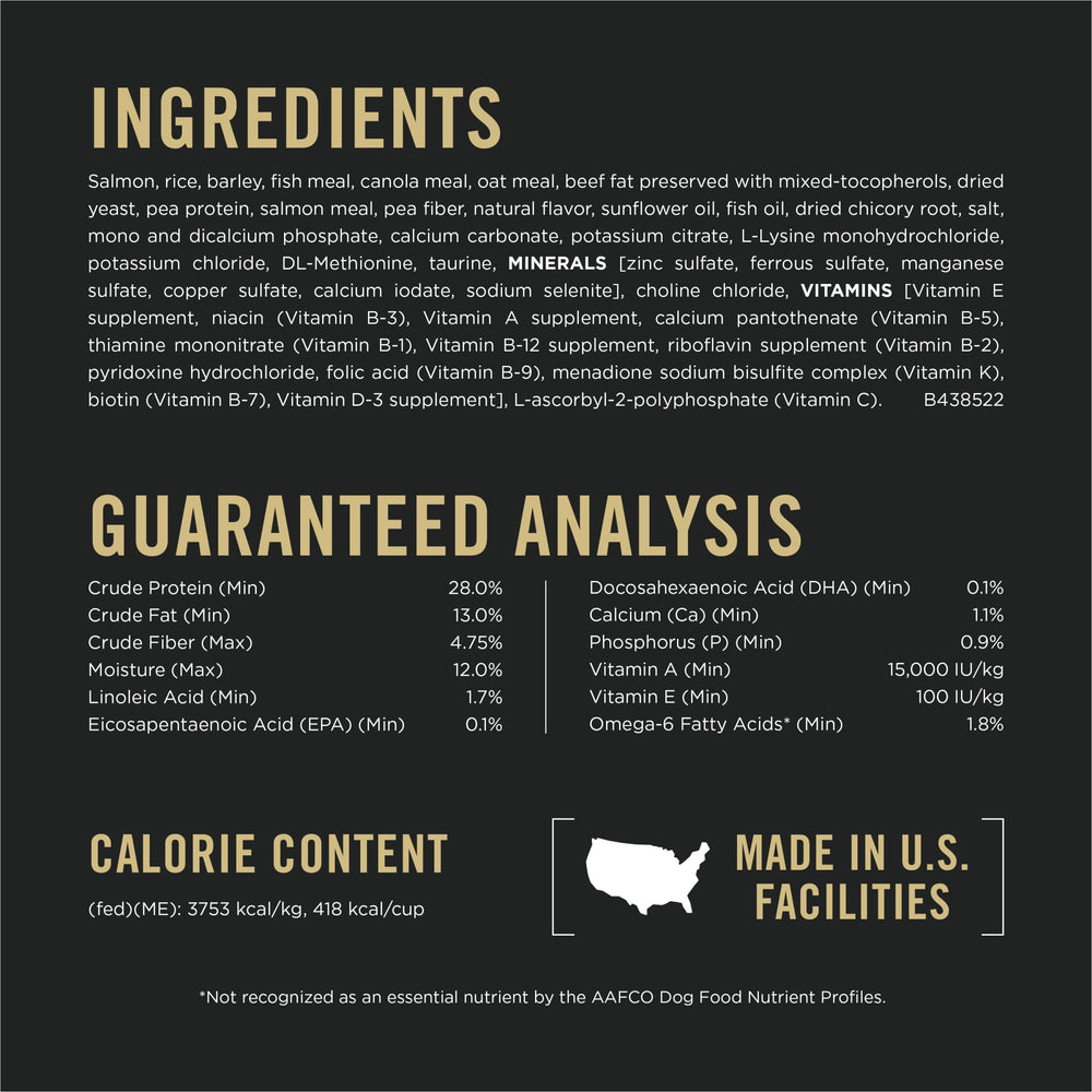 Purina Pro Plan étiquette nutritionnelle détaillée pour choix éclairé