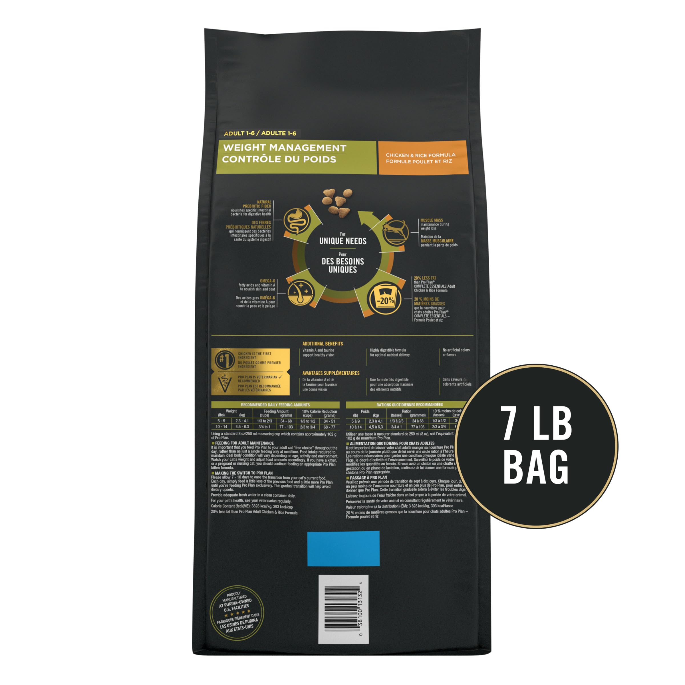 Purina Pro Plan étiquette nutritionnelle détaillée, choix informé pour propriétaire