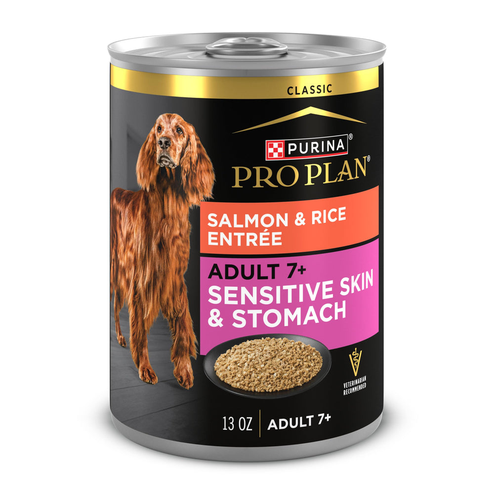 Purina Pro Plan face de la boîte montrant l'étiquette et bénéfice digestif