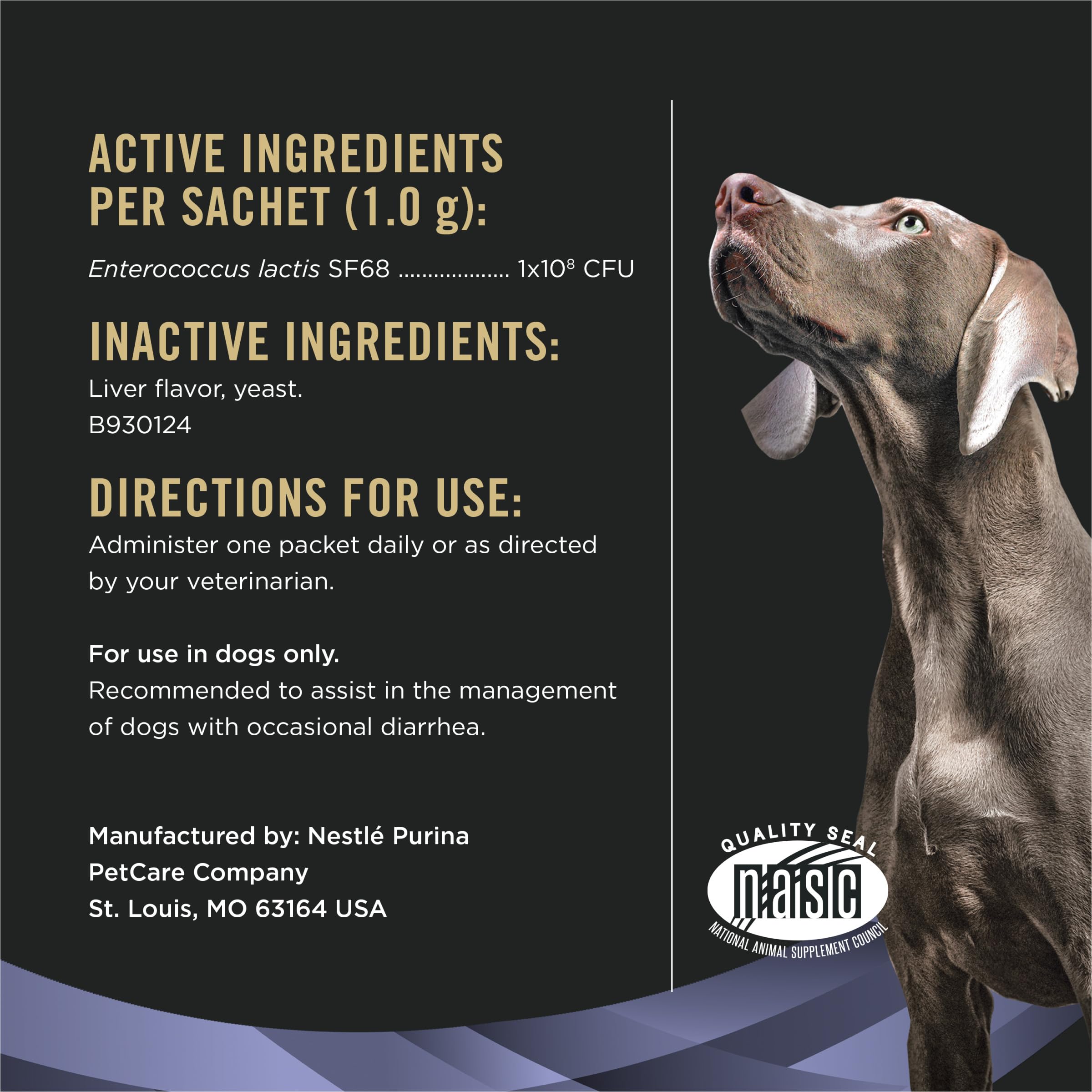Purina Pro Plan FortiFlora saupoudré sur croquettes pour administration simple