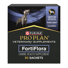 Purina Pro Plan emballage FortiFlora montrant praticité pour digestion