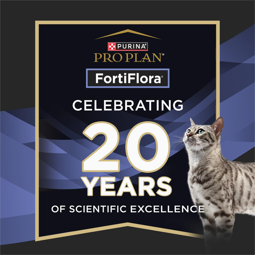 Purina Pro Plan FortiFlora brochure vétérinaire montrant la recommandation professionnelle