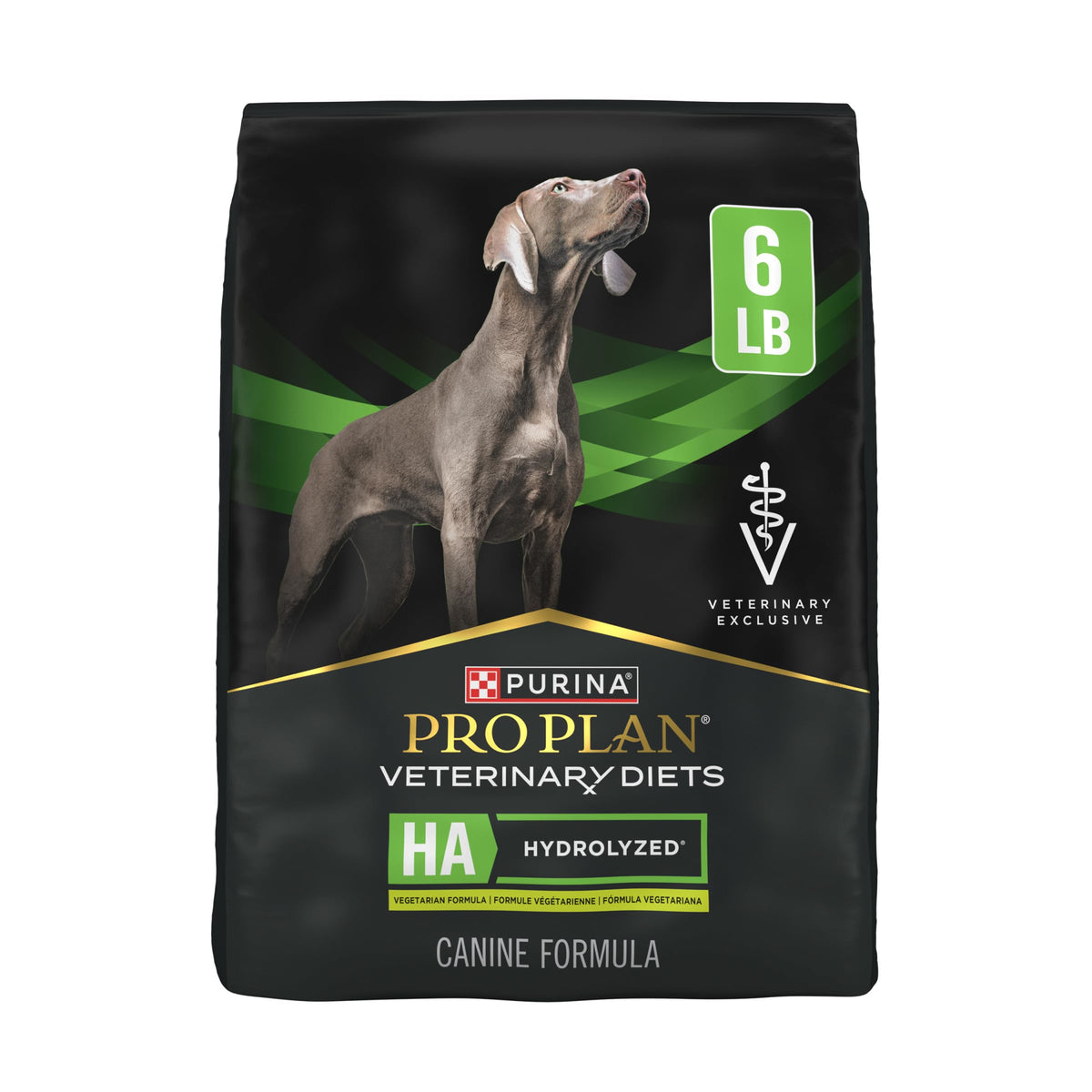Purina Pro Plan sac avant montrant la formule HA et bénéfice tolérance