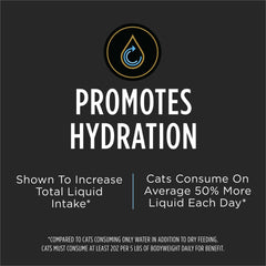 Purina Pro Plan sachet dissous dans l'eau illustrant la solution hydratante pour chat