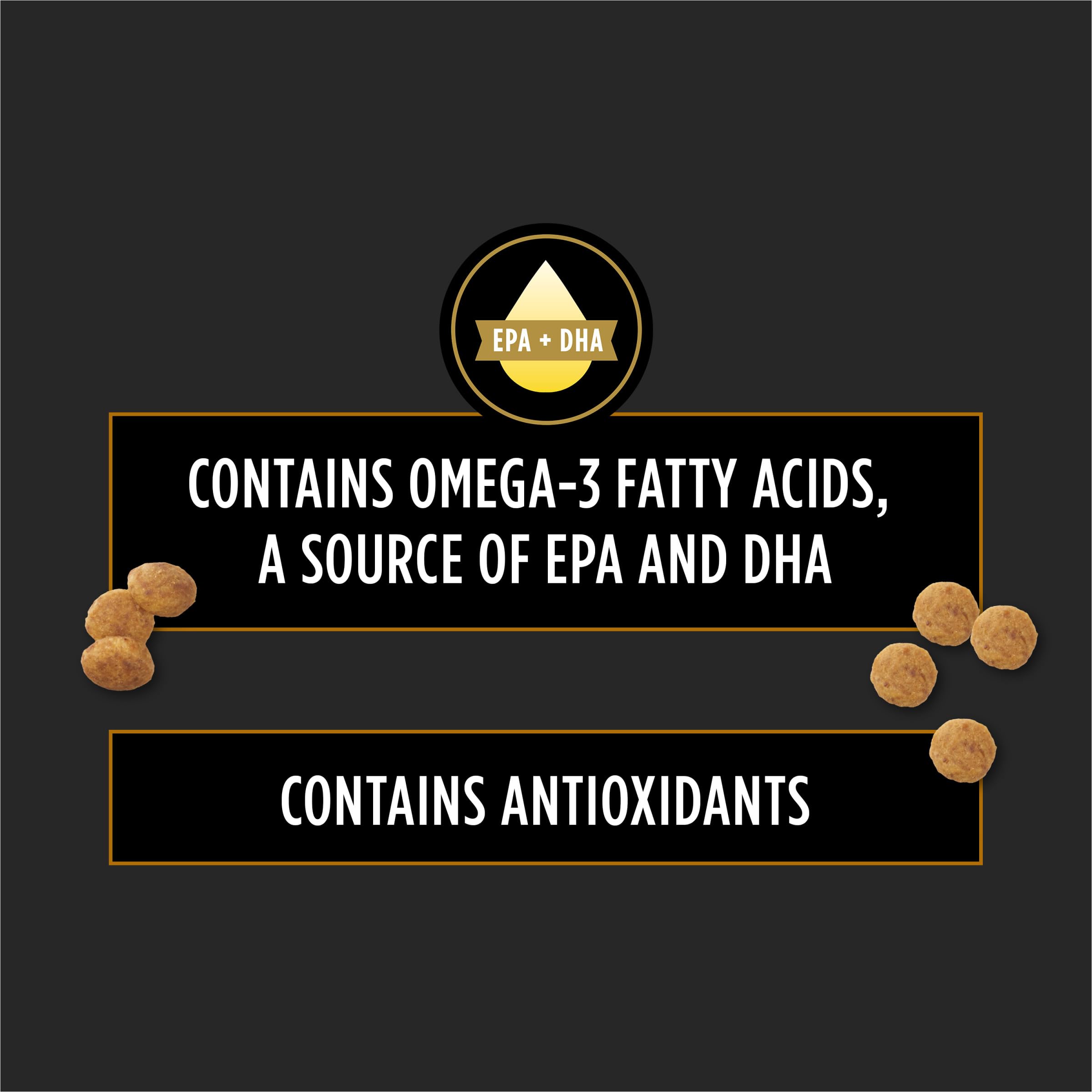 Purina Pro Plan représentation d'oméga‑3 soulignant support santé systémique