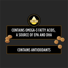 Purina Pro Plan représentation d'oméga‑3 soulignant support santé systémique