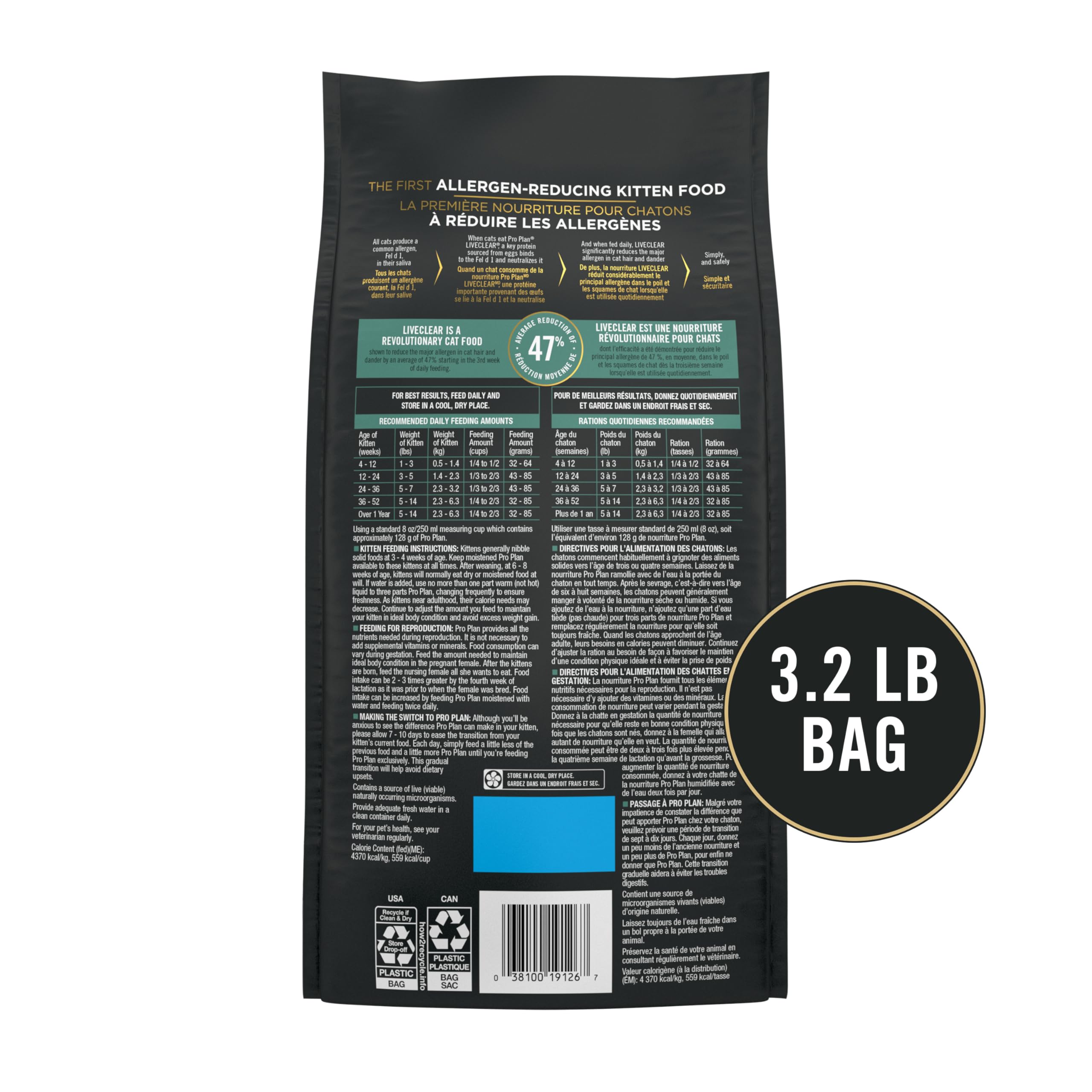 Purina Pro Plan zoom sur calcium et minéraux pour os et dents plus solides