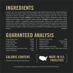 Purina Pro Plan étiquette nutritionnelle détaillée pour transparence et choix informé
