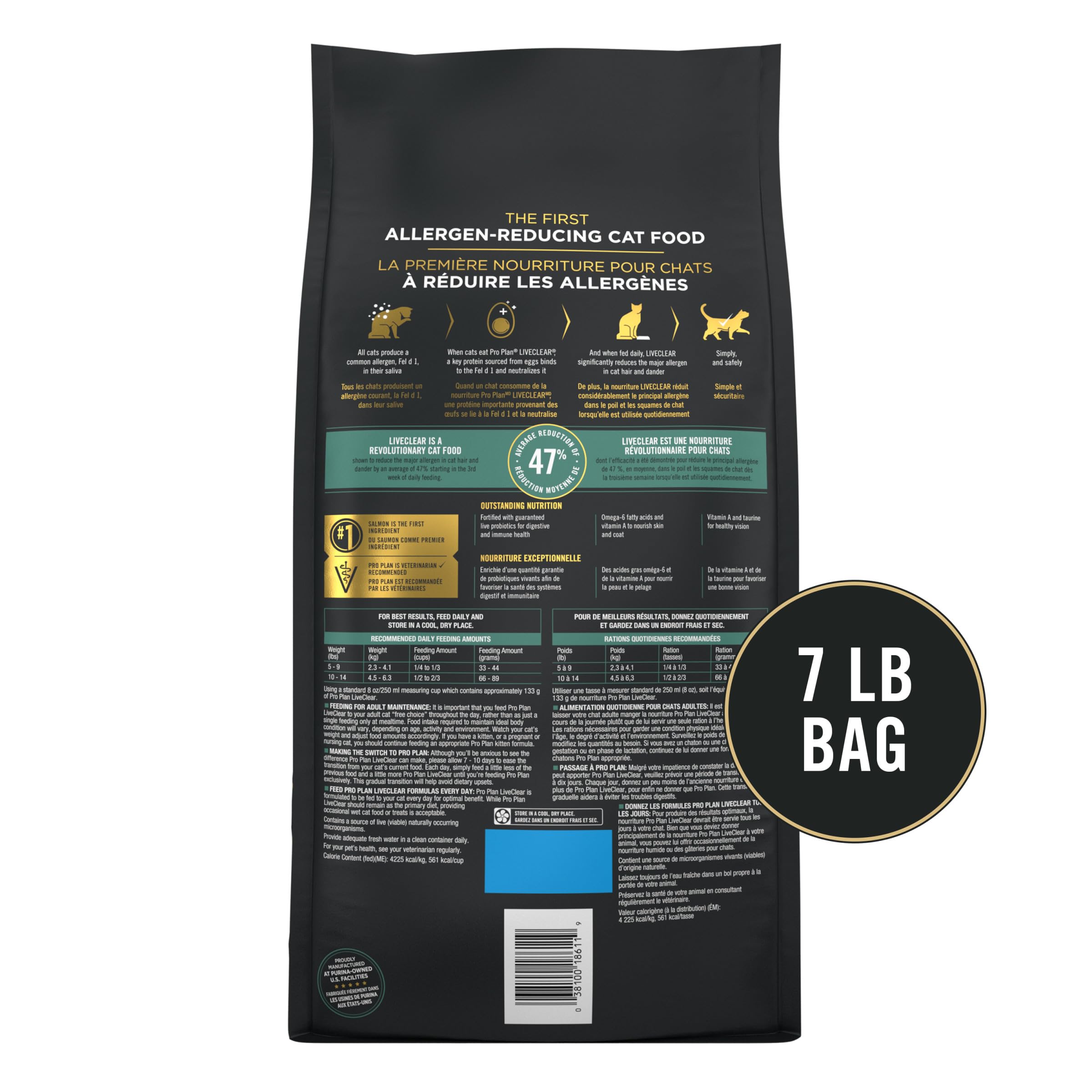 Purina Pro Plan LIVECLEAR icône probiotiques illustrant soutien digestif et immunitaire