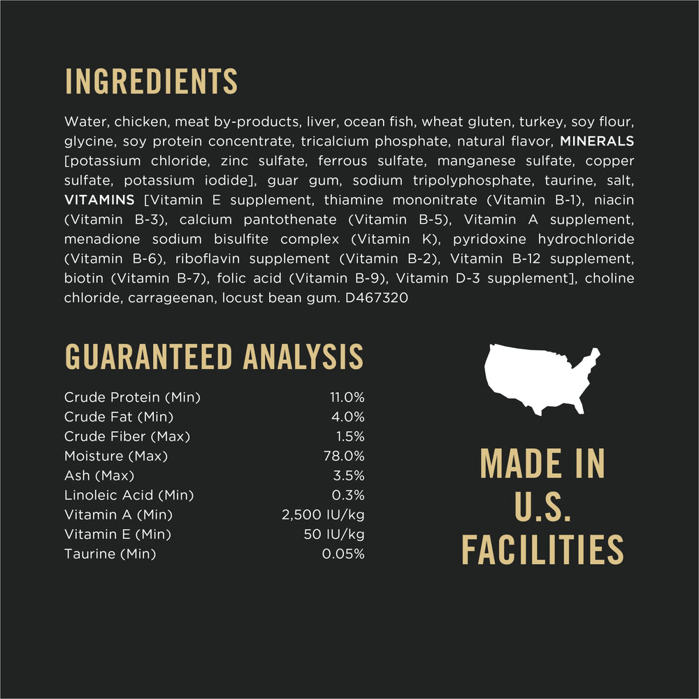 Purina Pro Plan main tenant boîte montre échelle et portion individuelle pratique