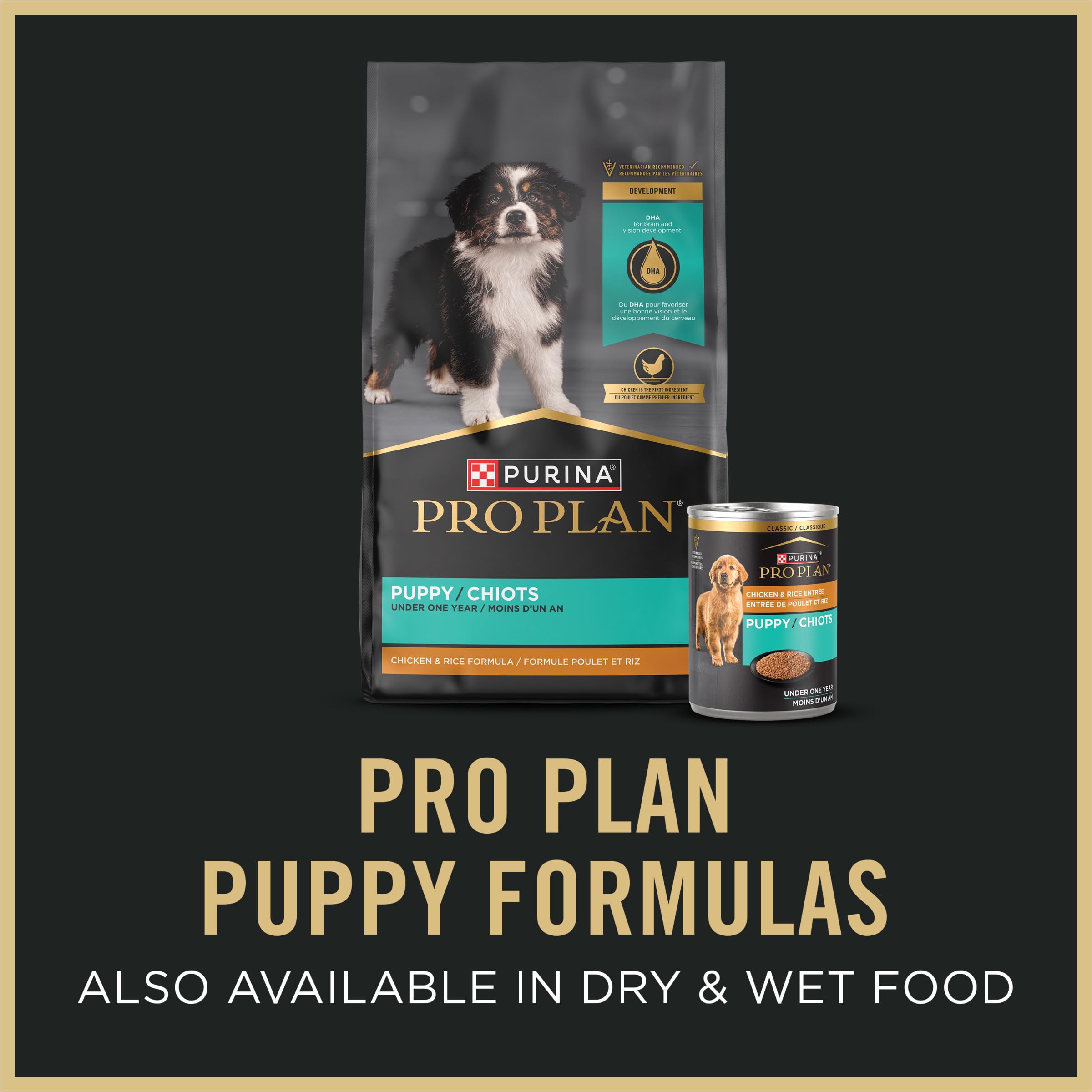 Purina Pro Plan détail d'étiquette nutritionnelle pour informations claires