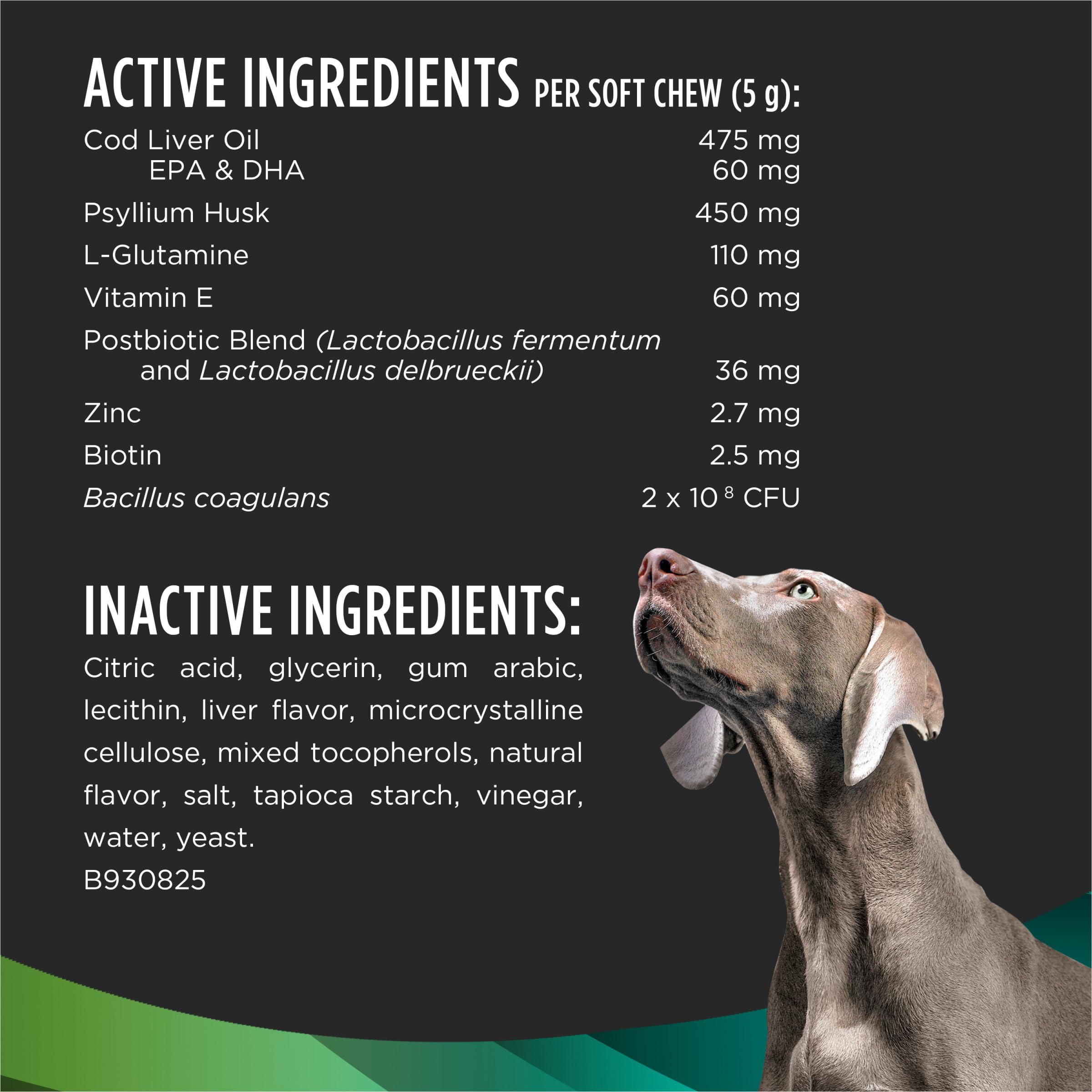 Purina Pro Plan psyllium en gros plan pour transit soutenu