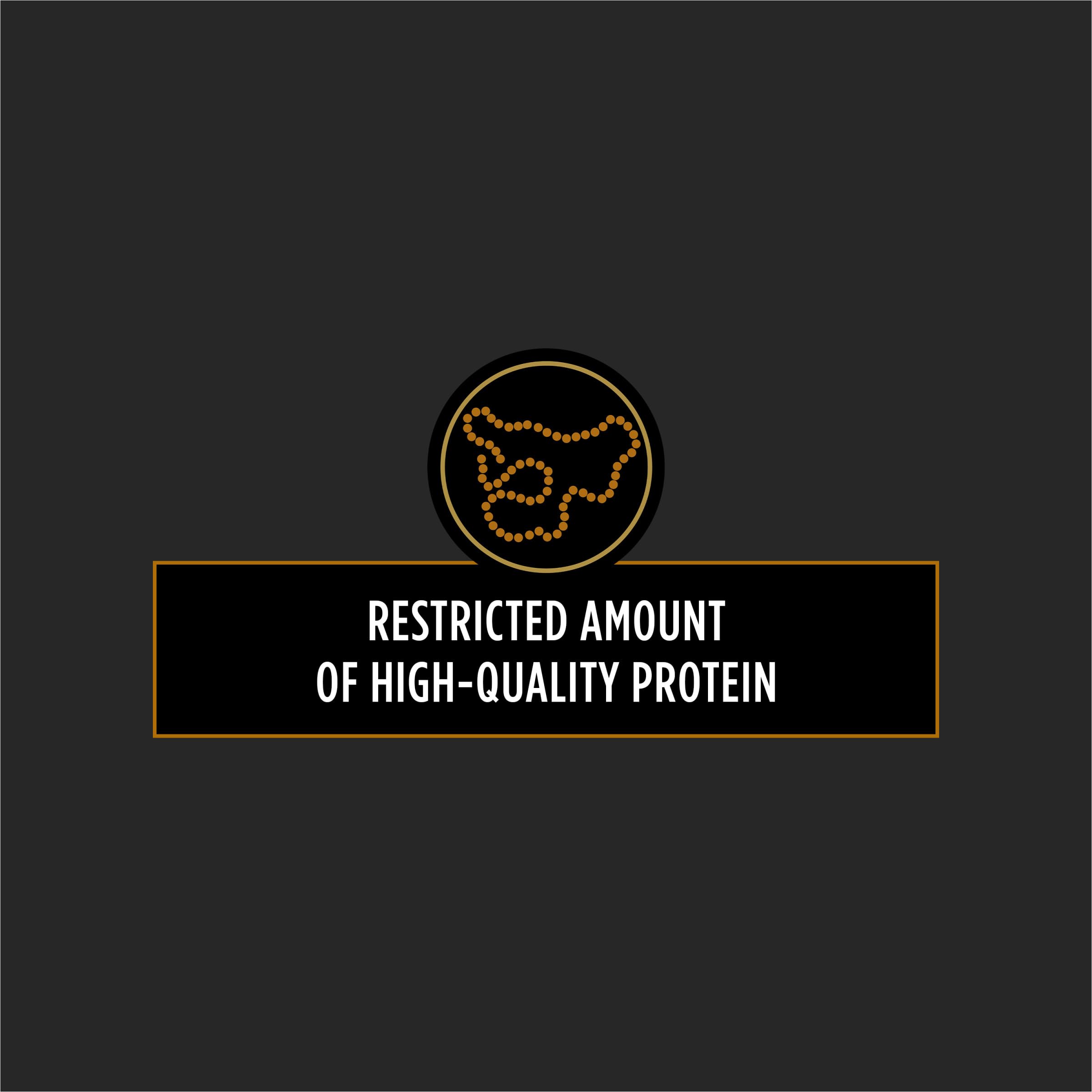 Purina Pro Plan Veterinary Diets sac ouvert avec portions servies pour faciliter le régime