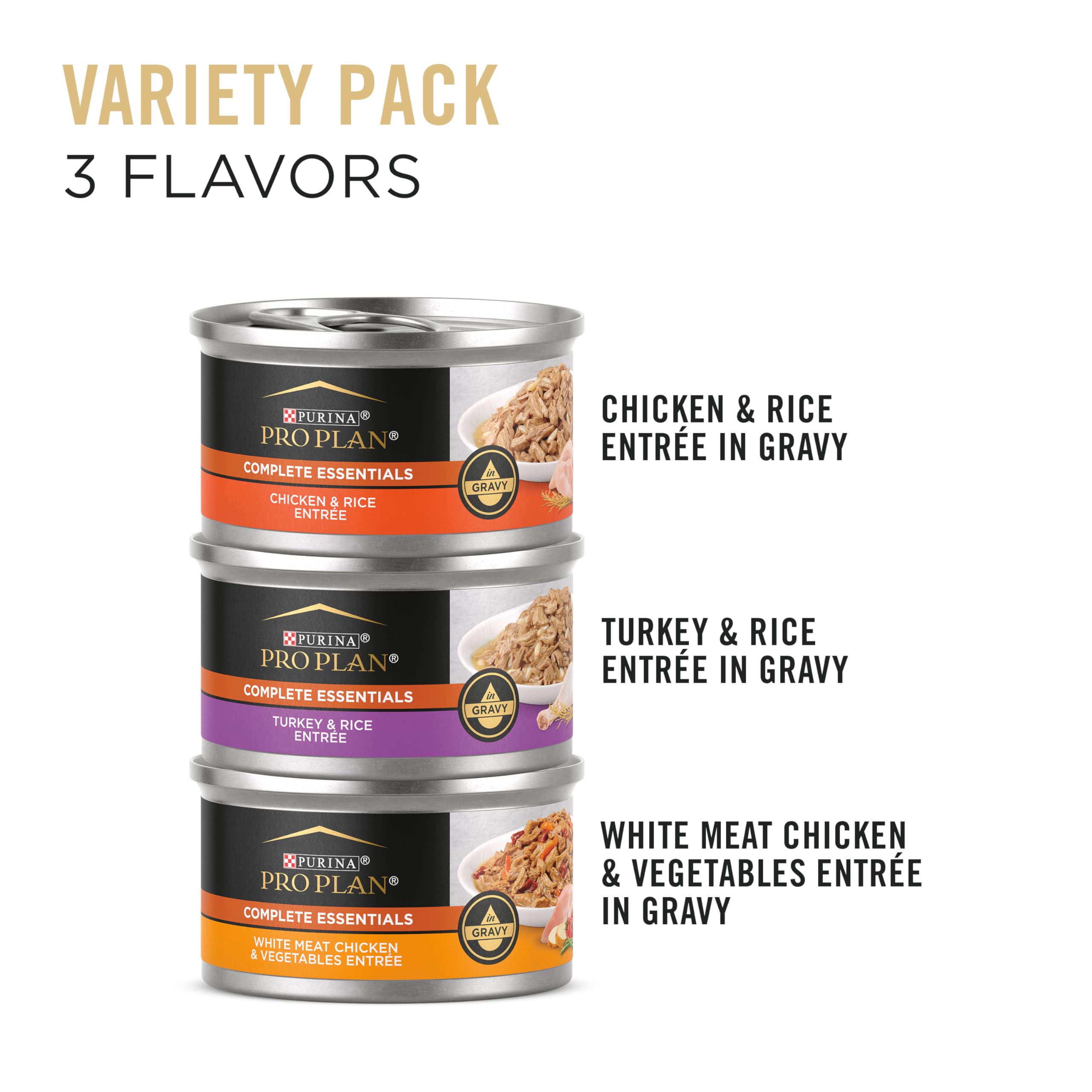 Purina Pro Plan boîte ouverte révélant la sauce appétissante pour hydratation