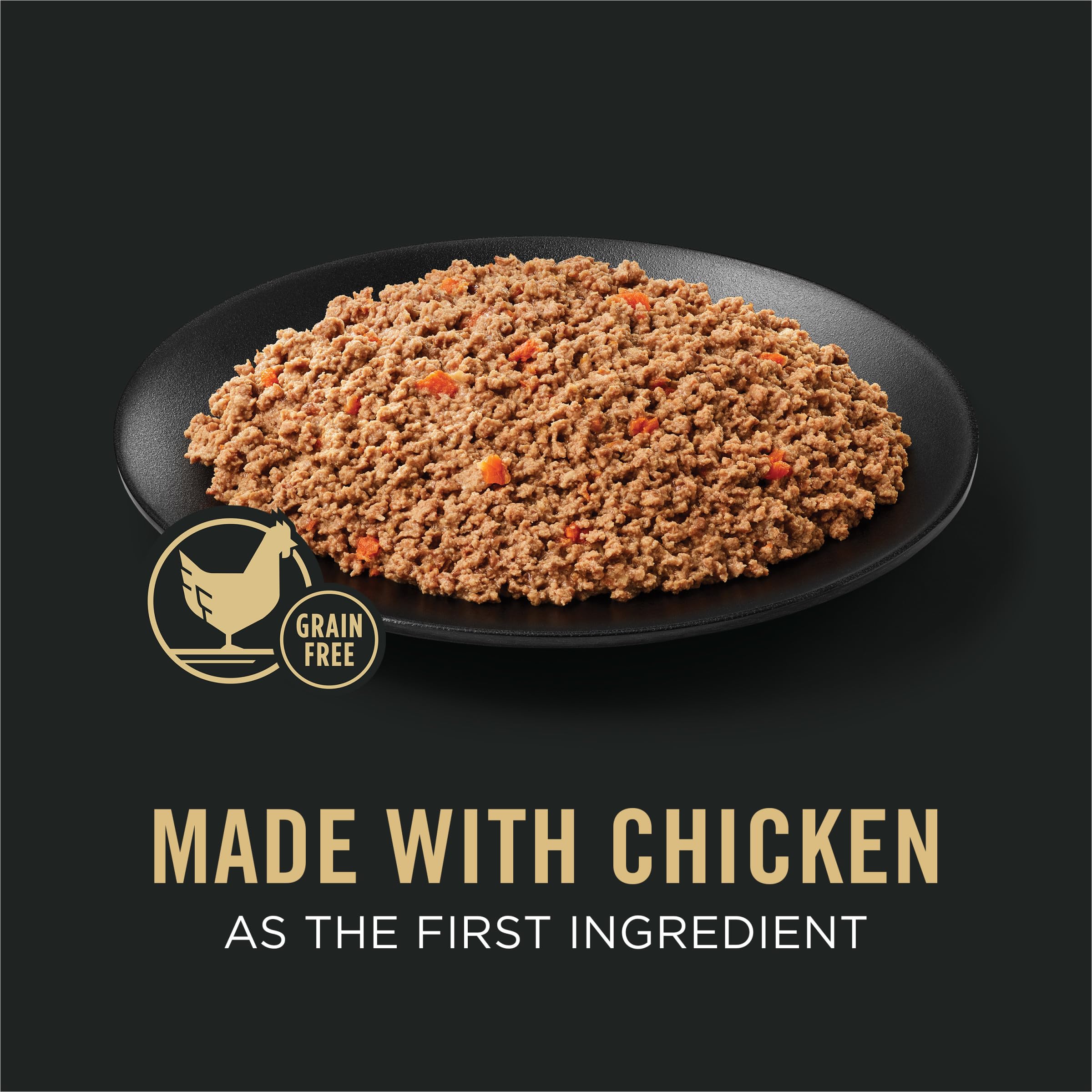 Purina Pro Plan détail d’étiquette indiquant ingrédients et bénéfices nutritionnels