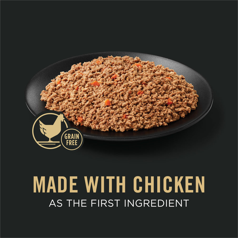 Purina Pro Plan détail d’étiquette indiquant ingrédients et bénéfices nutritionnels