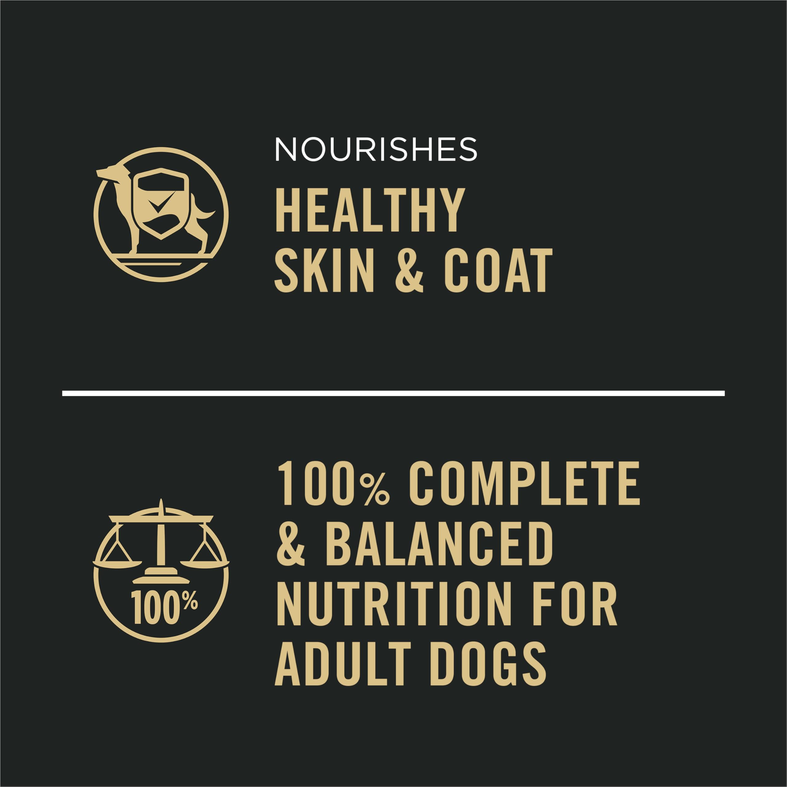 Purina Pro Plan étiquette nutritionnelle affichant 23 vitamines essentielles