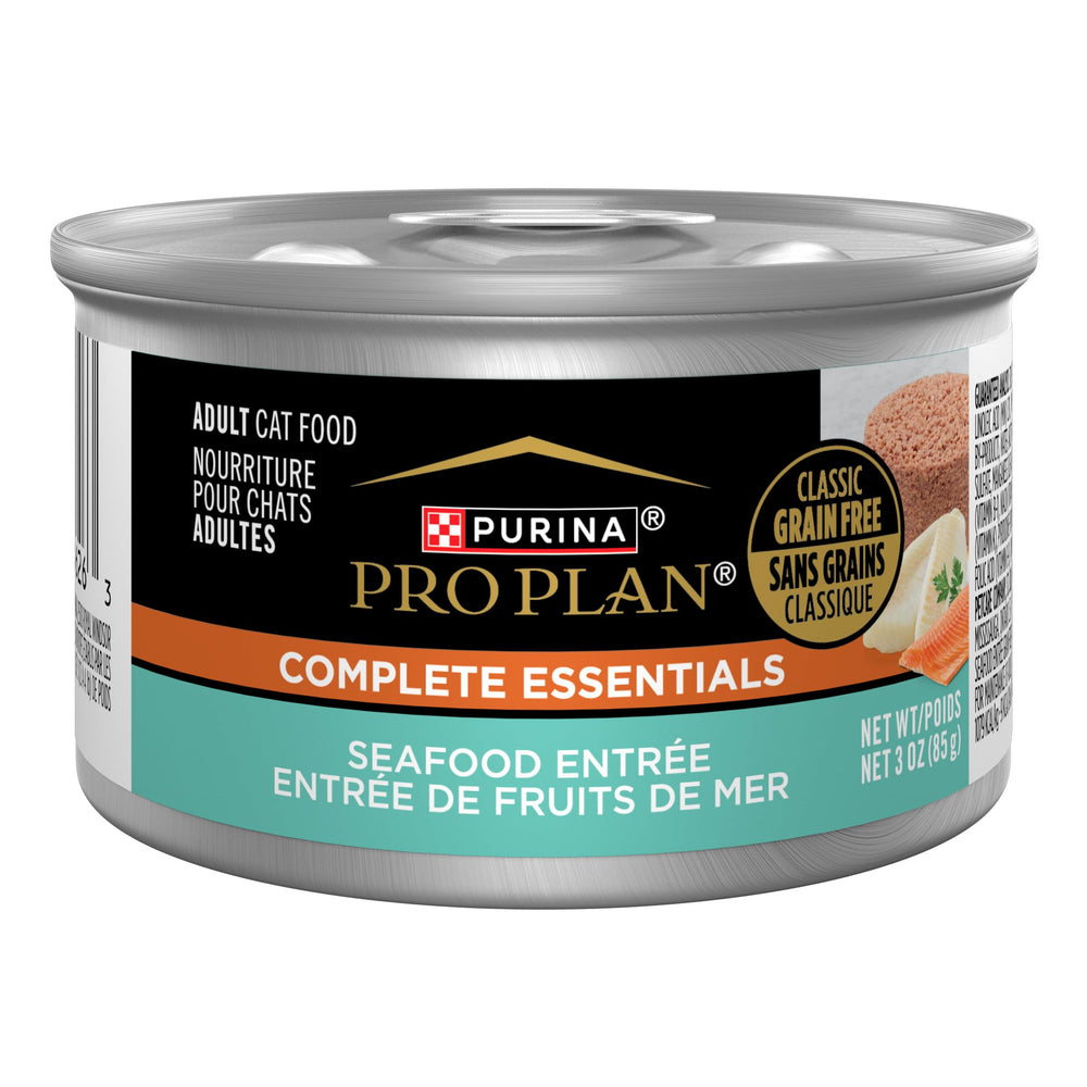 Purina Pro Plan emballage avant montrant lot de 24 boîtes et facilité d’achat