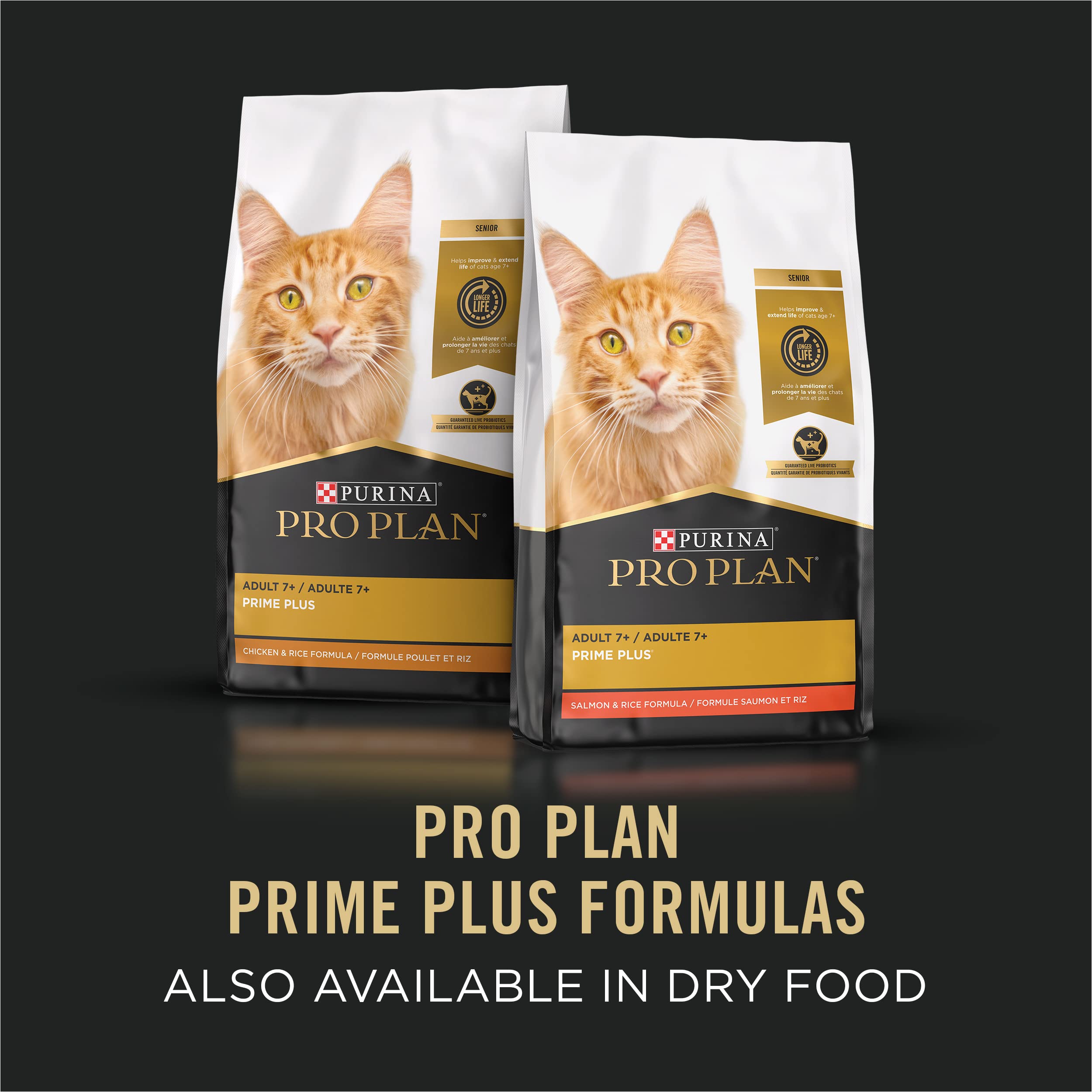 Purina Pro Plan ingrédients poulet et bœuf réels pour protéines de qualité