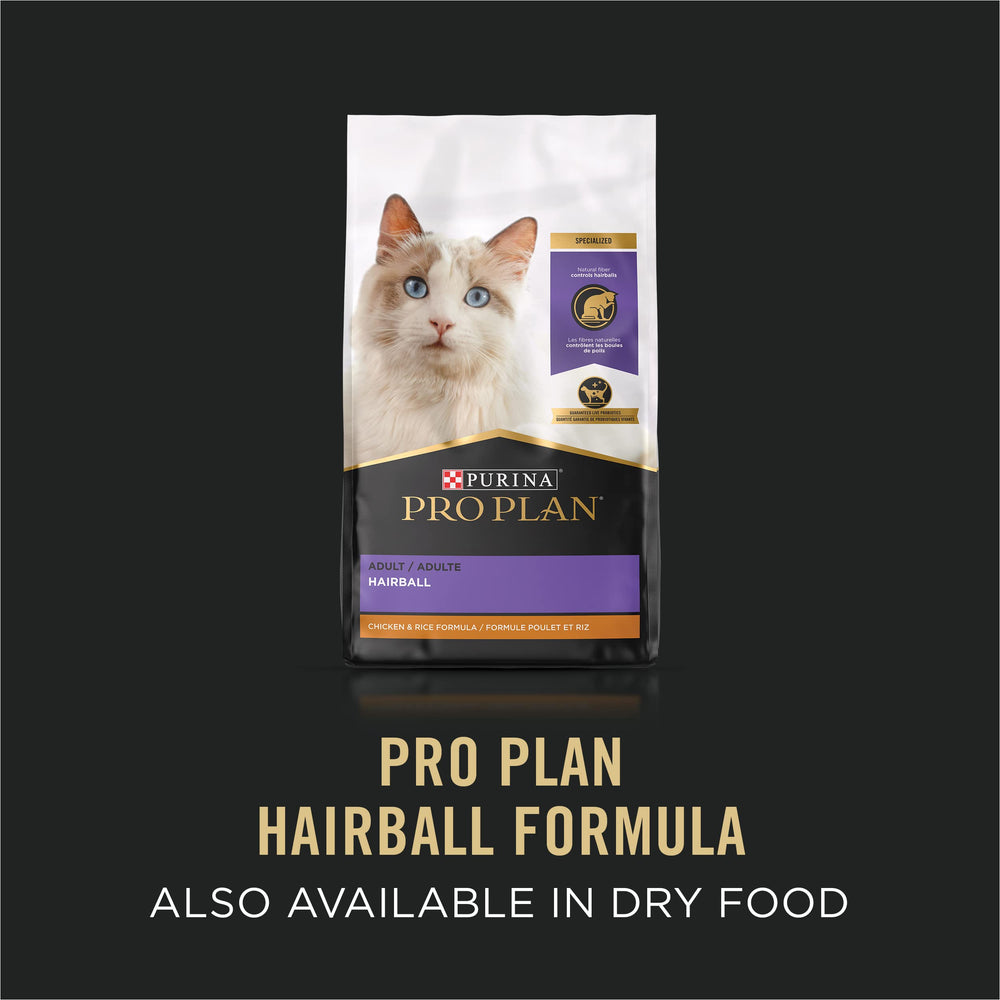 Purina Pro Plan chat au pelage brillant après alimentation nutritive