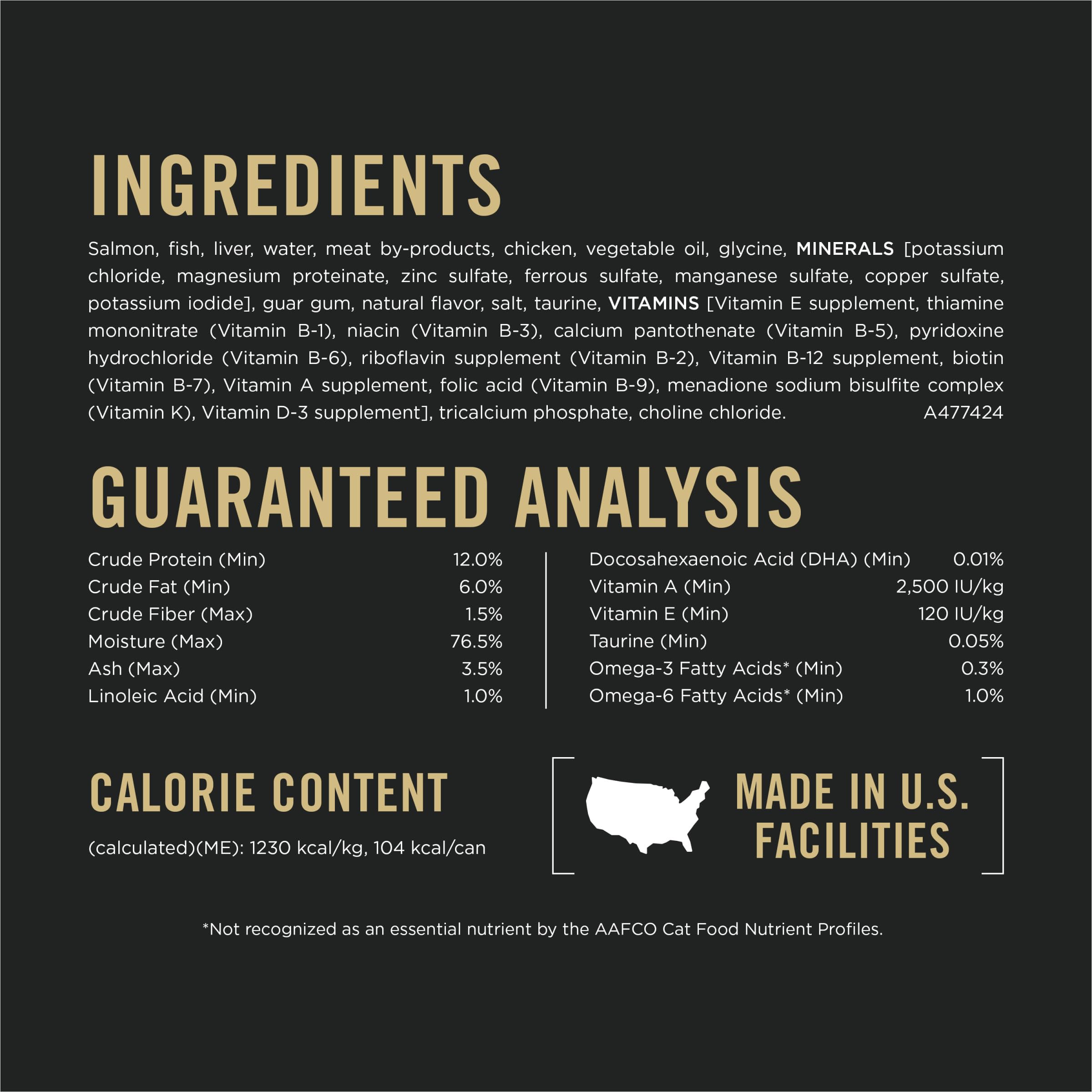 Purina Pro Plan étiquette nutrition lisible, informations pour équilibre alimentaire