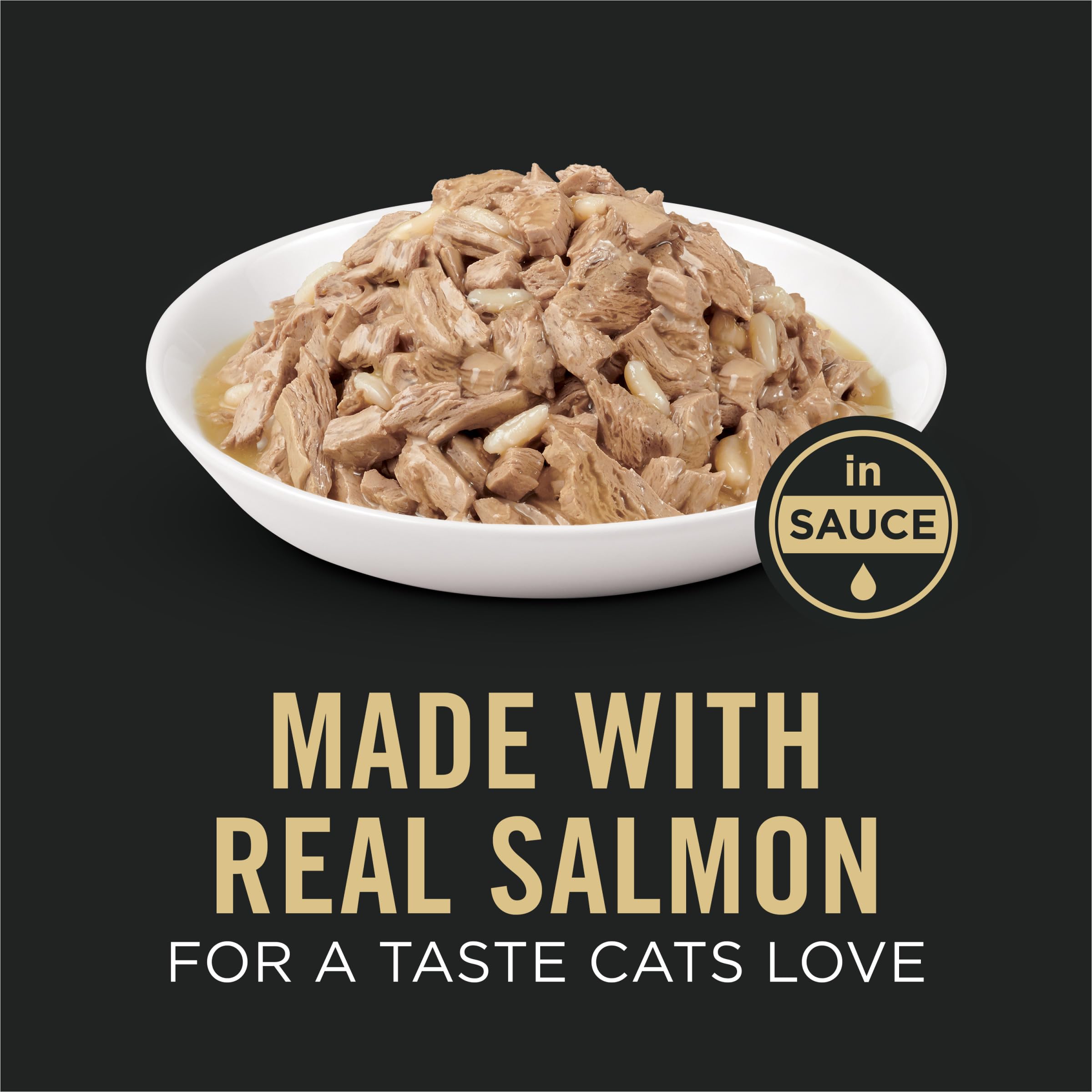 Purina Pro Plan ouverture de la boîte montrant la sauce appétente pour acceptation améliorée