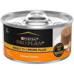 Purina Pro Plan pâté senior face boîte montrant emballage pratique