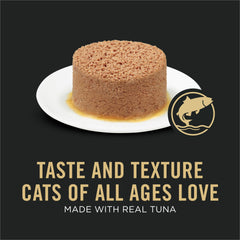 Purina Pro Plan pâté ouverte gros plan sur texture onctueuse et attractivité orale