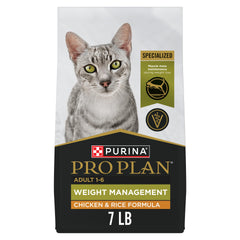 Purina Pro Plan sac avant montrant la recette poulet et riz, confiance produit