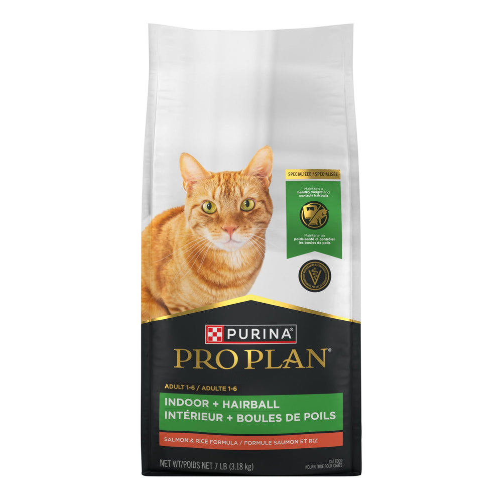 Purina Pro Plan sac ouvert avec croquettes, pratique pour le remplissage