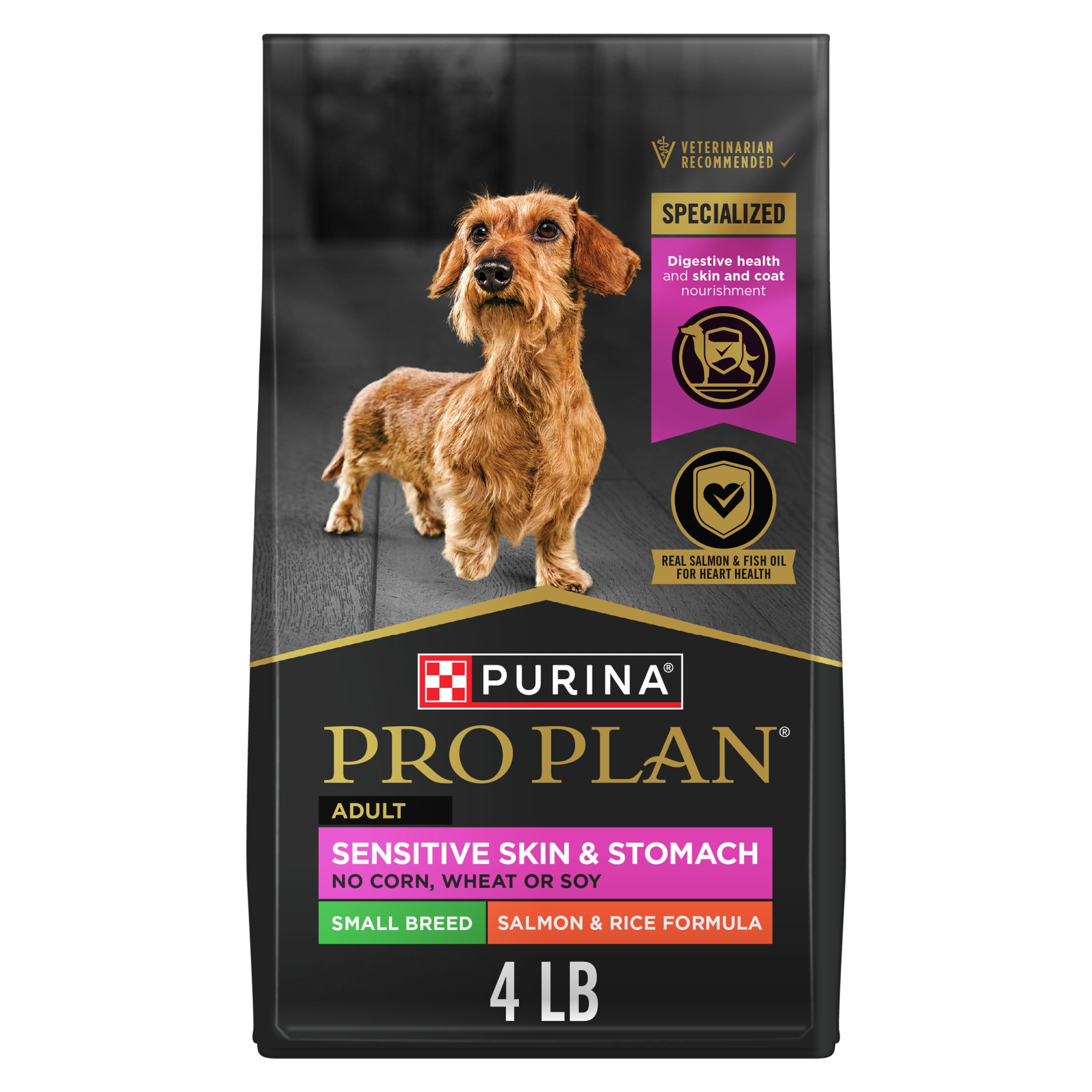 Purina Pro Plan sachet avant montrant l’étiquette et bénéfice clarté