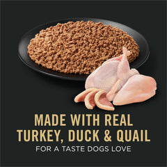 Purina Pro Plan gros plan sur la texture humide, richesse en protéines visible