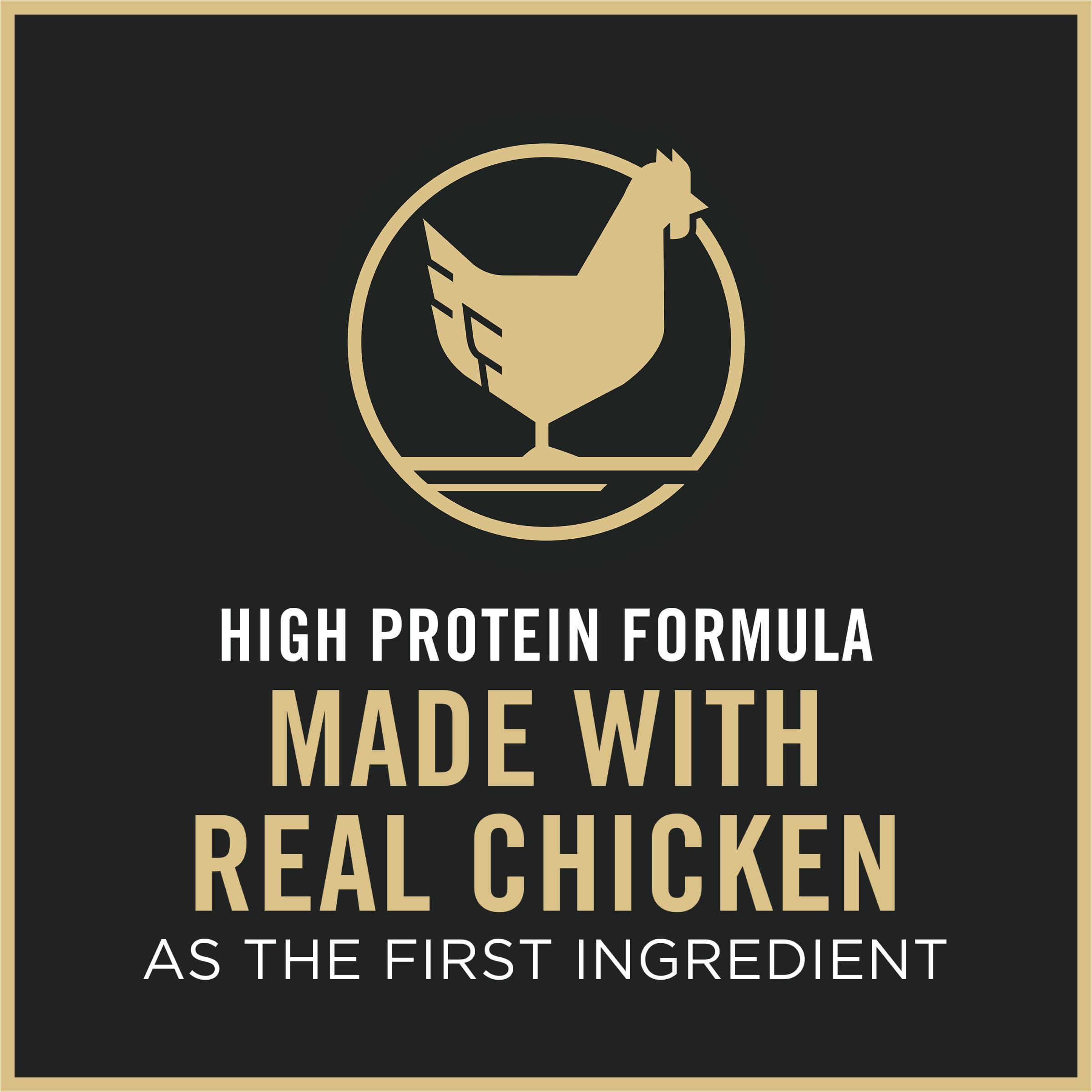 Purina Pro Plan aperçu du tableau nutritionnel avec probiotiques et vitamines