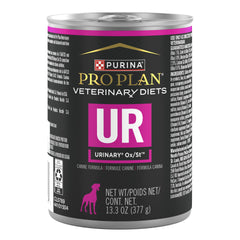 Purina Pro Plan UR face de la boîte montrant l’emballage et l’objectif urinaire