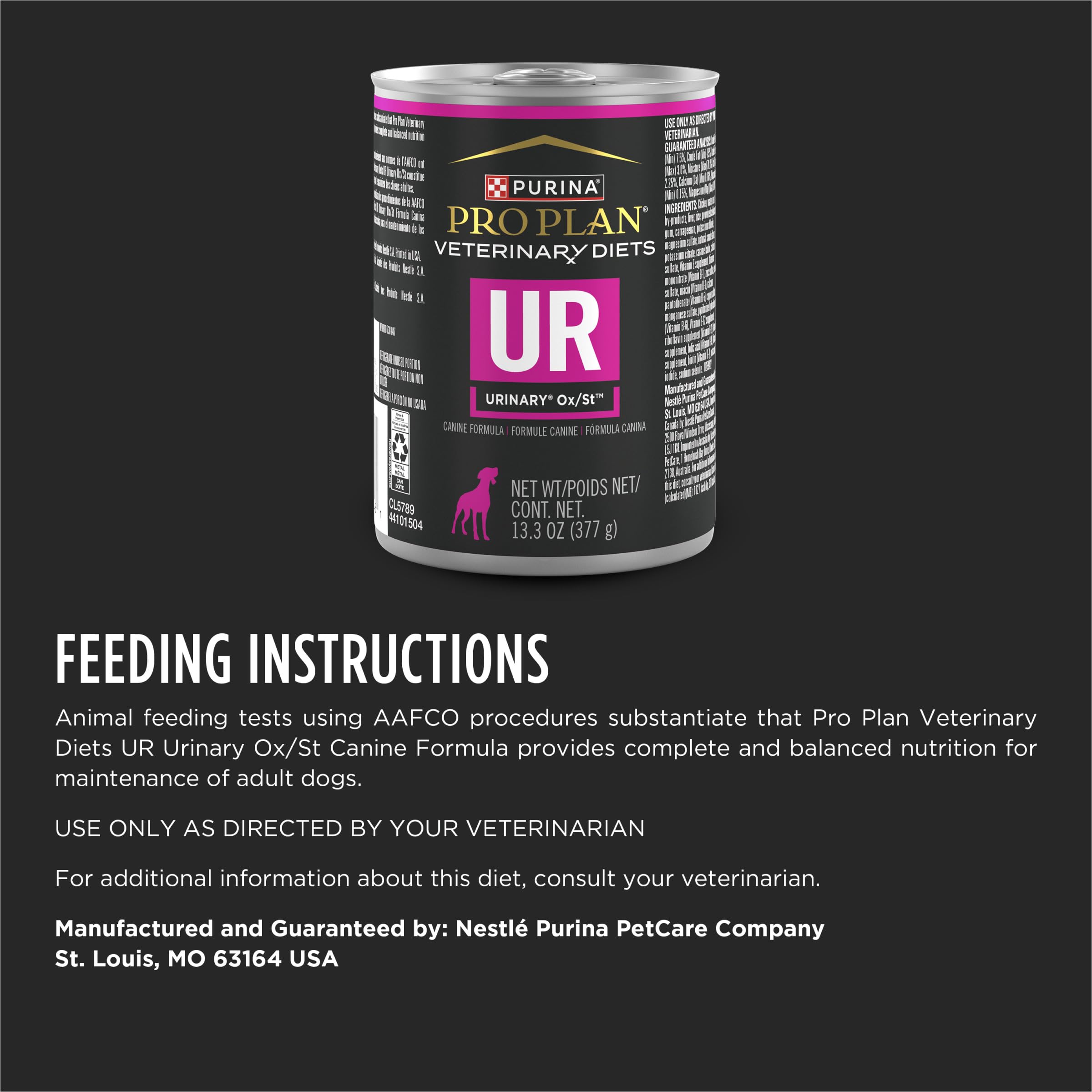 Purina Pro Plan UR pack de 12 boîtes pour gestion de stock et valeur