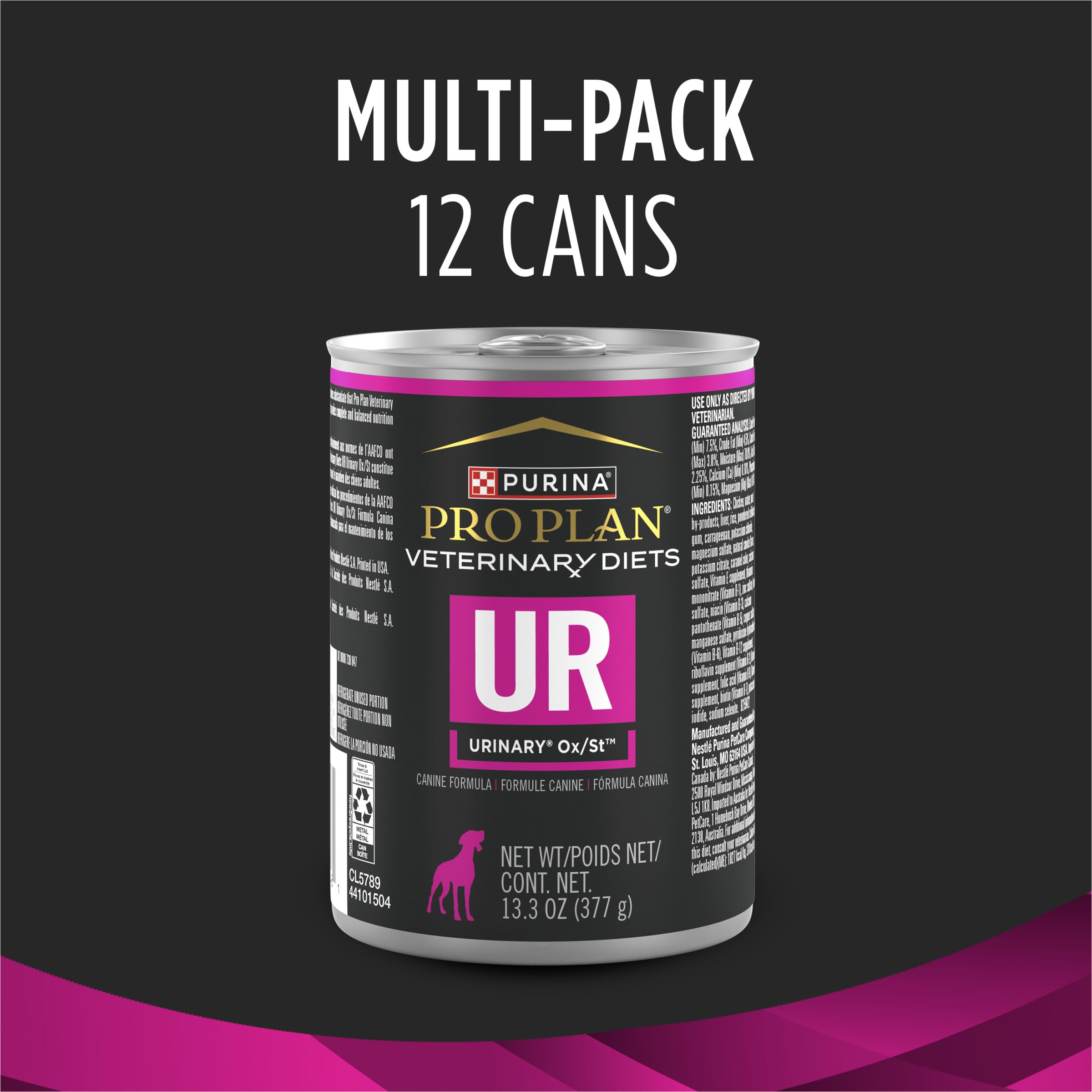 Purina Pro Plan UR gros plan sur la texture montrant qualité et appétence