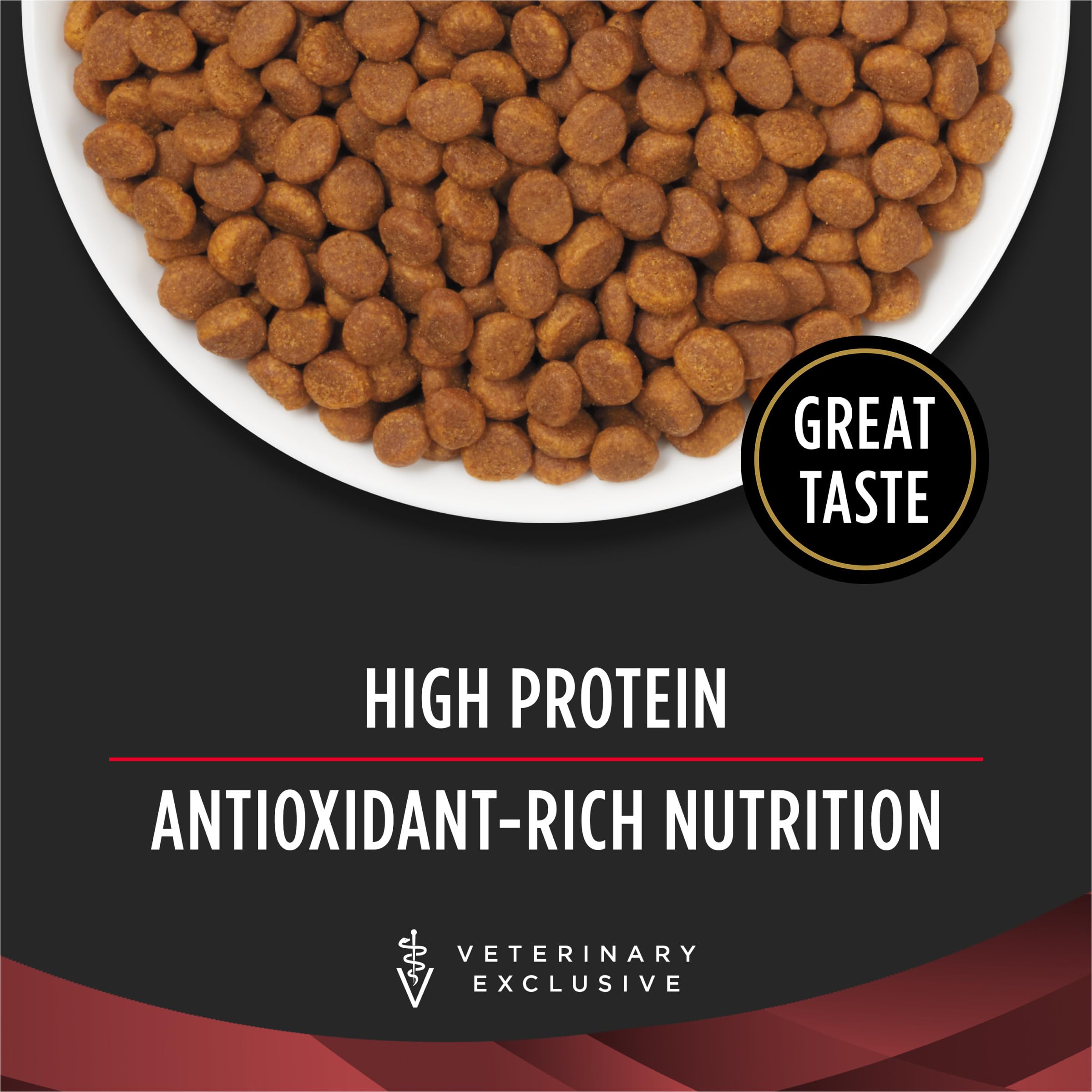 Purina Pro Plan Veterinary Diets texture croquante mettant en valeur fraîcheur et goût