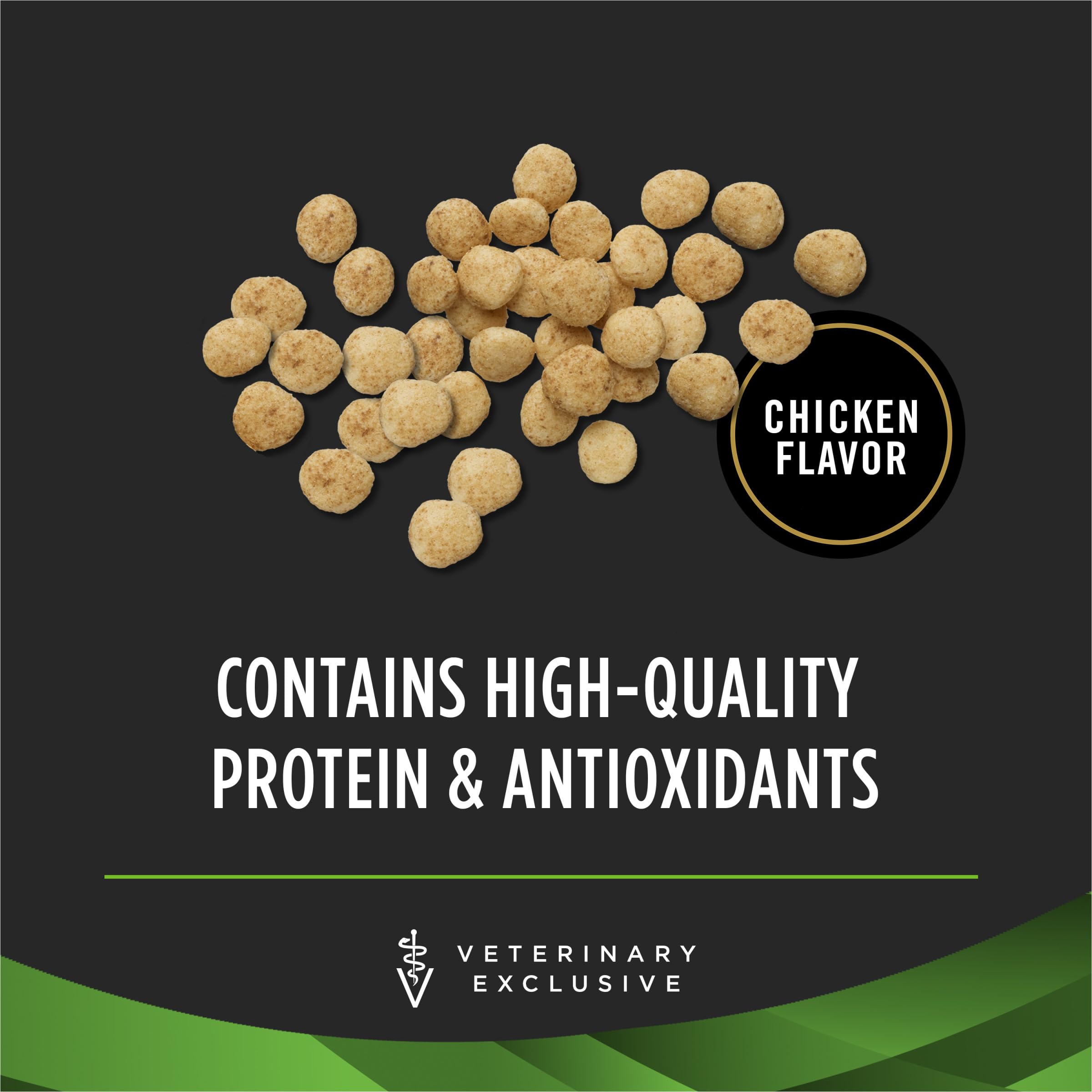 Purina Pro Plan Veterinary Diets HA croquettes dans les pattes d’un chien, appétence contrôlée