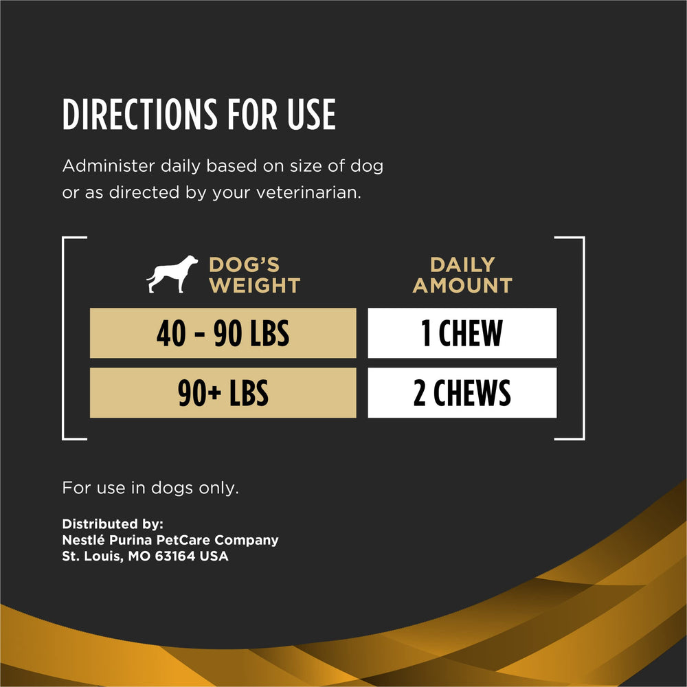 Purina Pro Plan Veterinary glucosamine et chondroïtine ingrédients clés bénéfiques