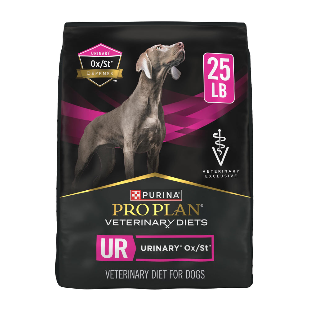 Purina Pro Plan Veterinary Diets UR sac avant montrant l'appellation et bénéfice urinaire