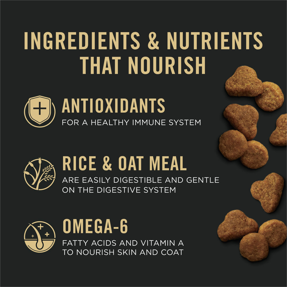 Purina Pro Plan zoom sur l'étiquette ingrédients, information claire